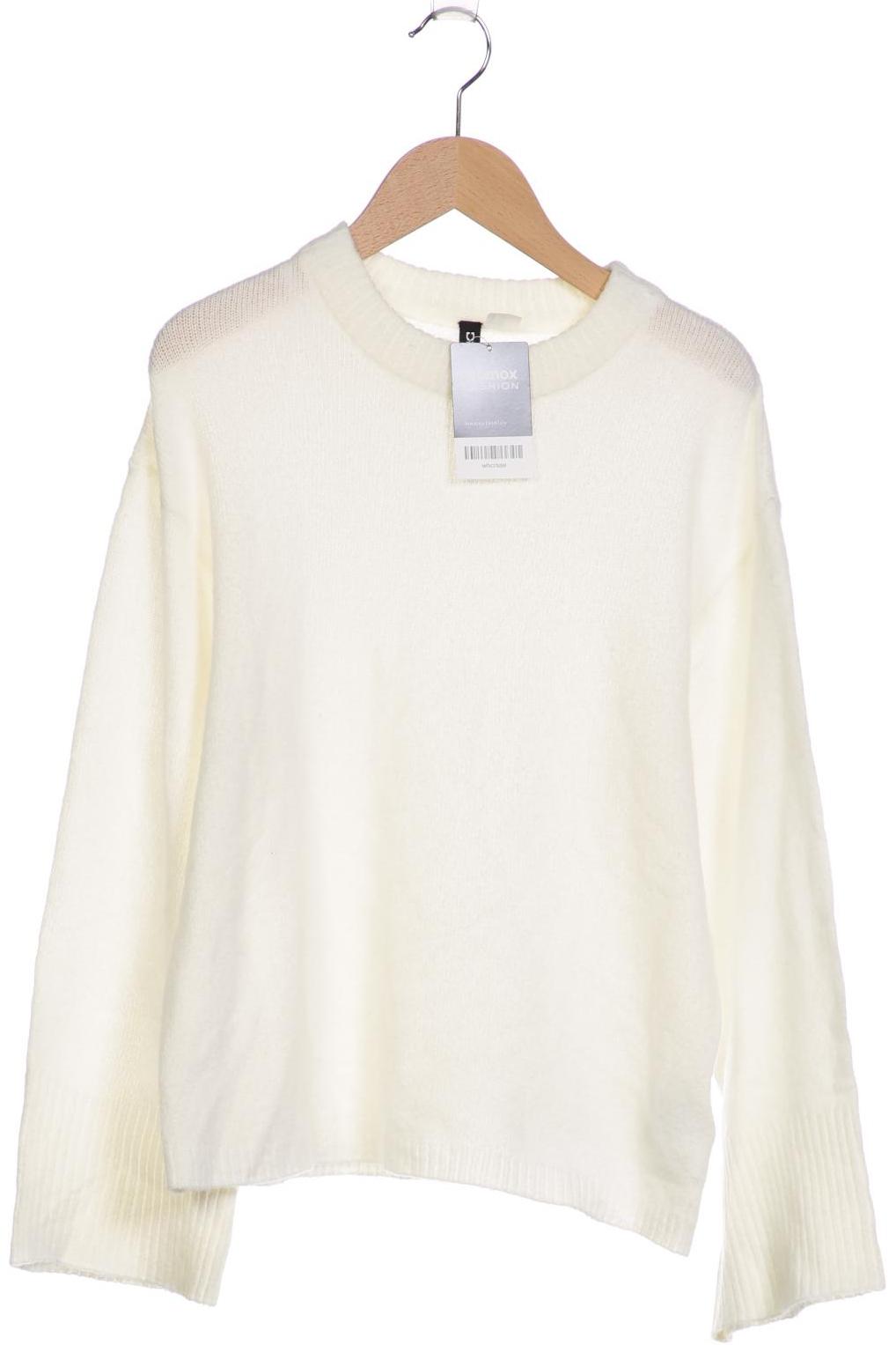 

H&M Damen Pullover, weiß, Gr. 32
