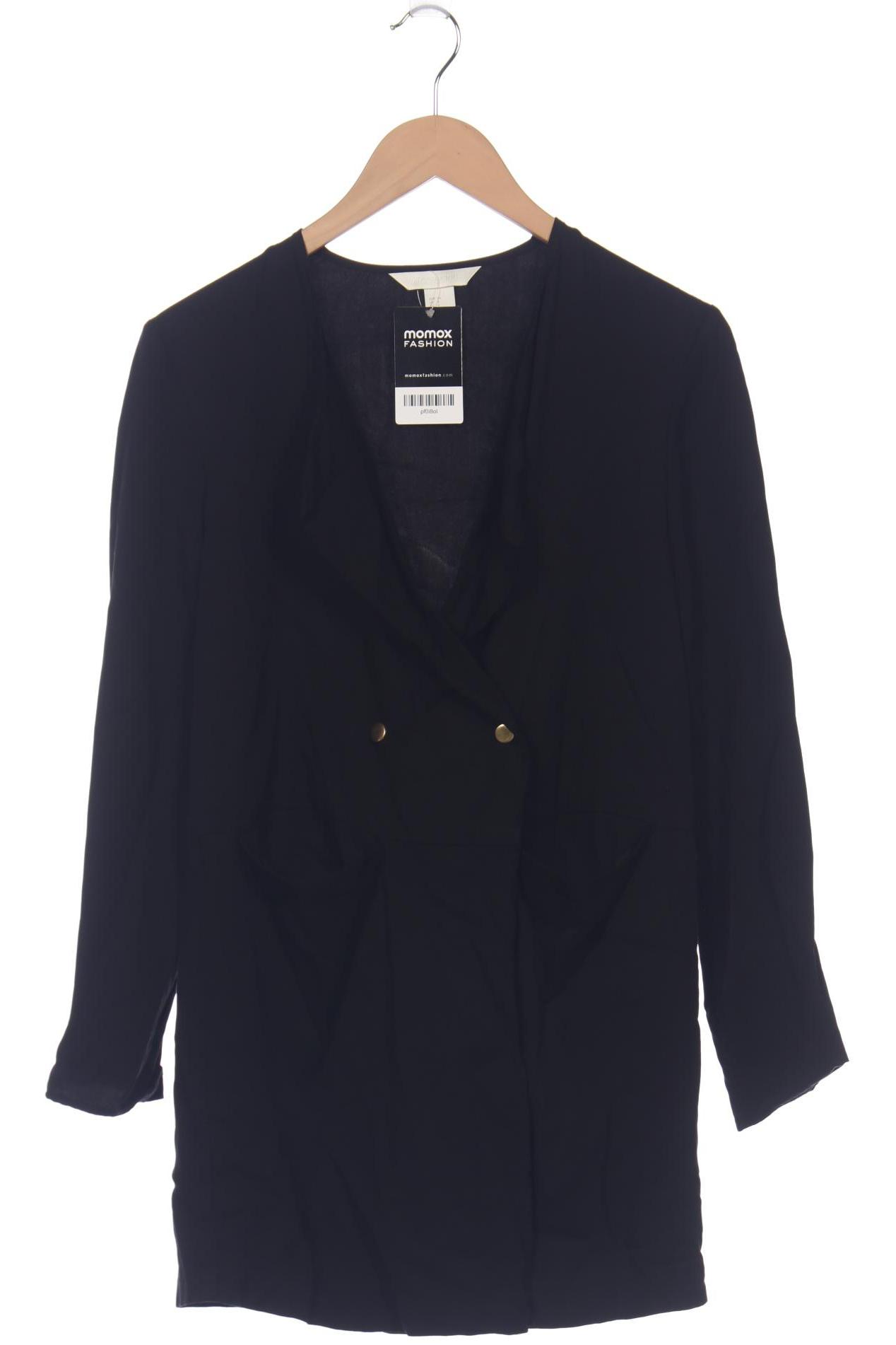 

H&M Damen Mantel, schwarz, Gr. 34