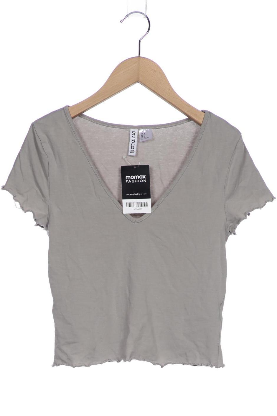 

H&M Damen T-Shirt, grau, Gr. 38