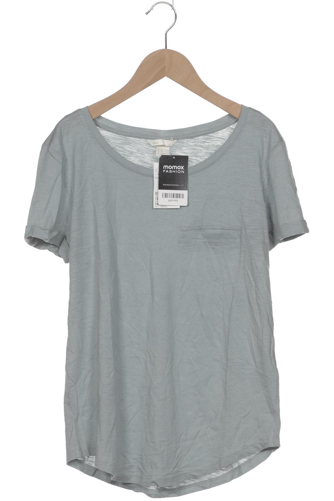 

H&M Damen T-Shirt, türkis, Gr. 34