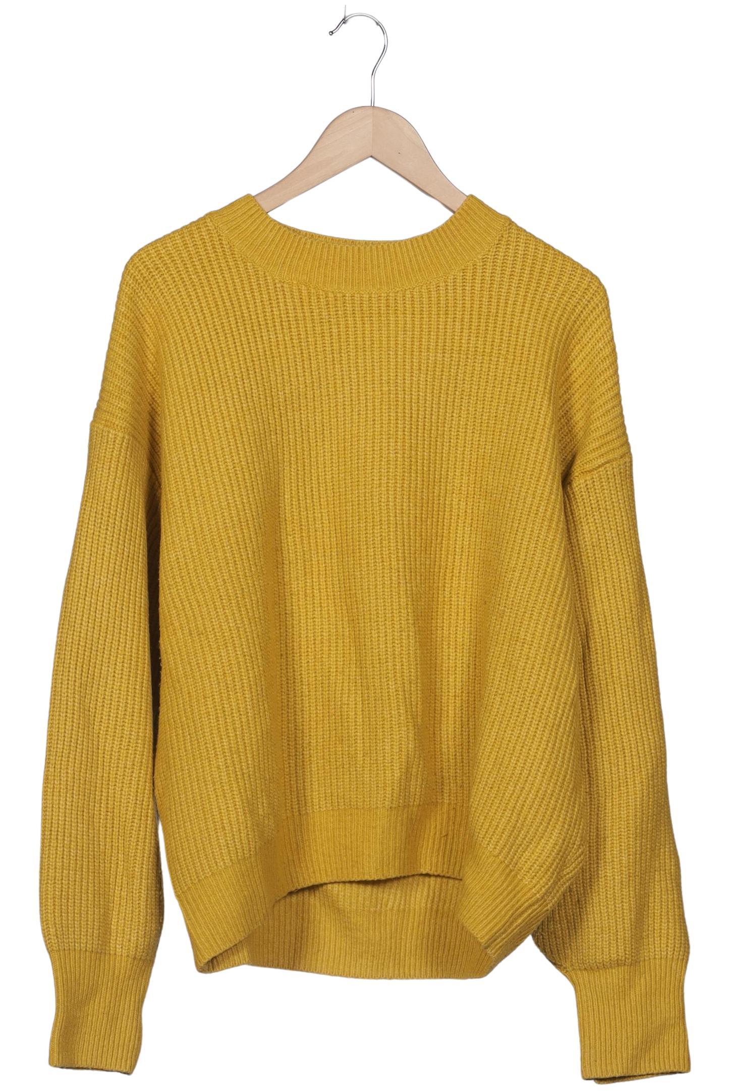 

H&M Damen Pullover, gelb, Gr. 44
