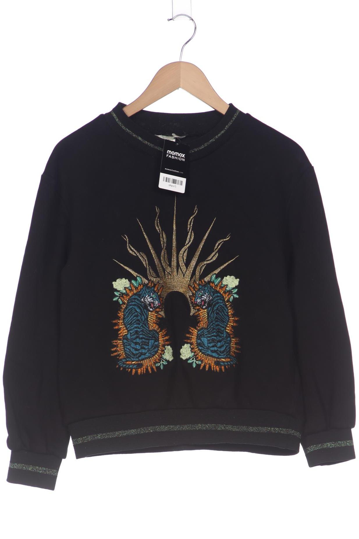 

H&M Damen Sweatshirt, schwarz, Gr. 36