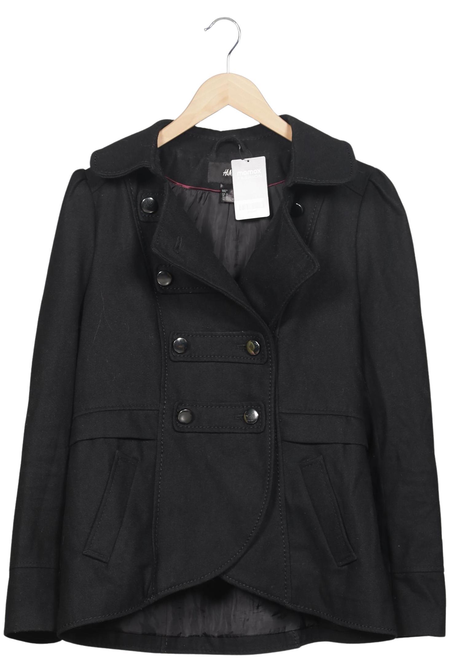 

H&M Damen Jacke, schwarz, Gr. 46