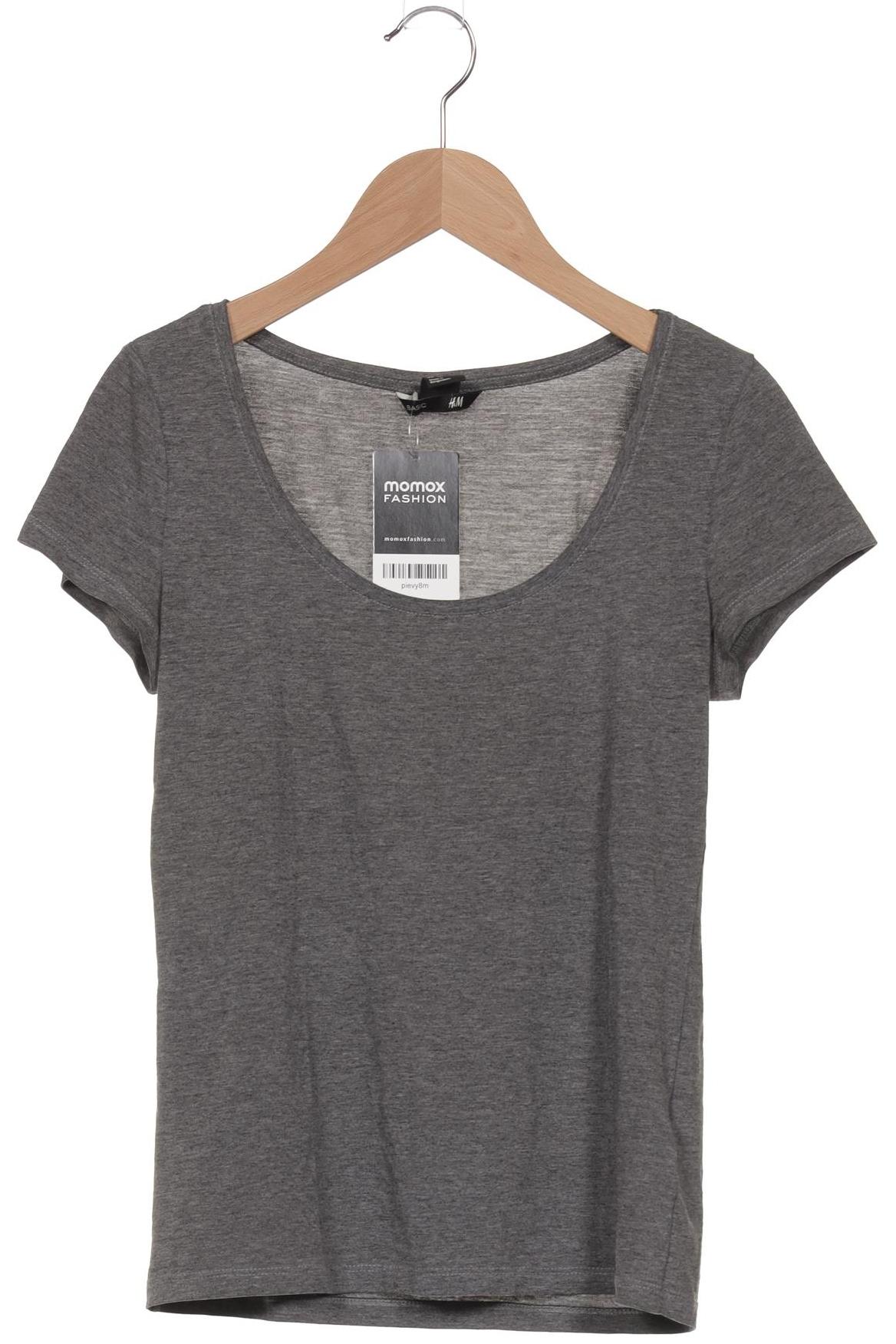 

H&M Damen T-Shirt, grau, Gr. 36