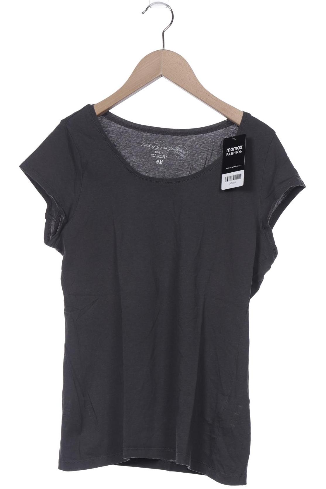 

H&M Damen T-Shirt, grau, Gr. 38