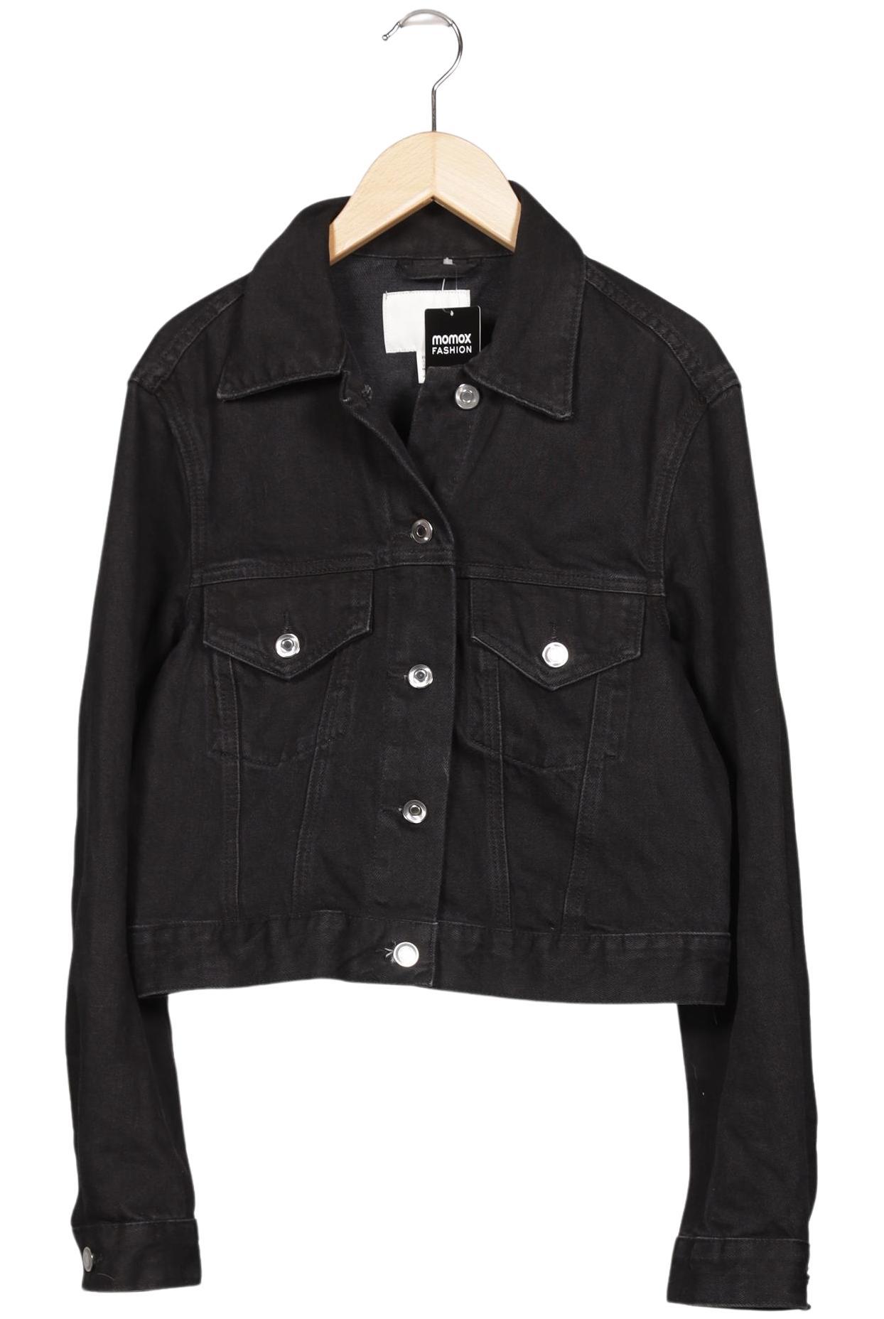 

H&M Damen Jacke, schwarz, Gr. 34