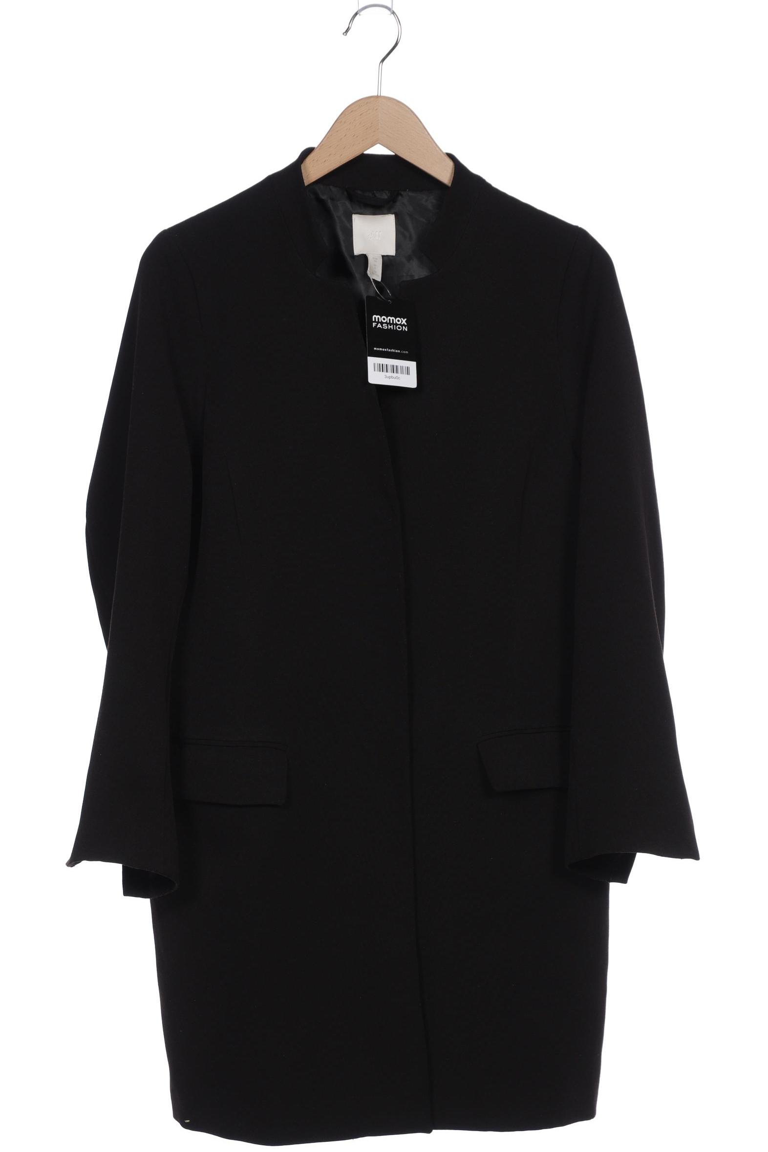 

H&M Damen Mantel, schwarz, Gr. 40