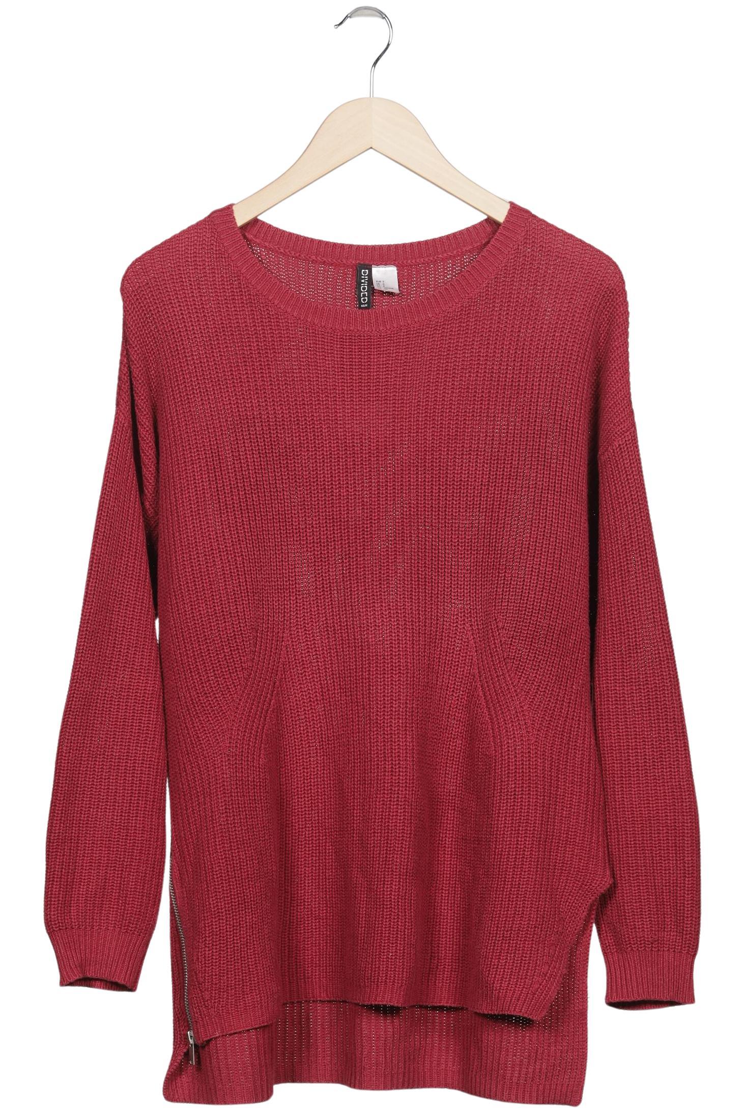 

H&M Damen Pullover, rot, Gr. 36