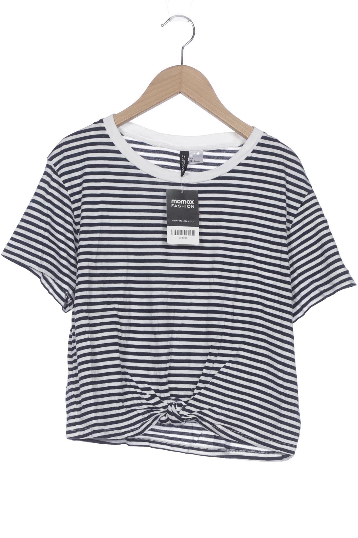 

H&M Damen T-Shirt, marineblau, Gr. 42