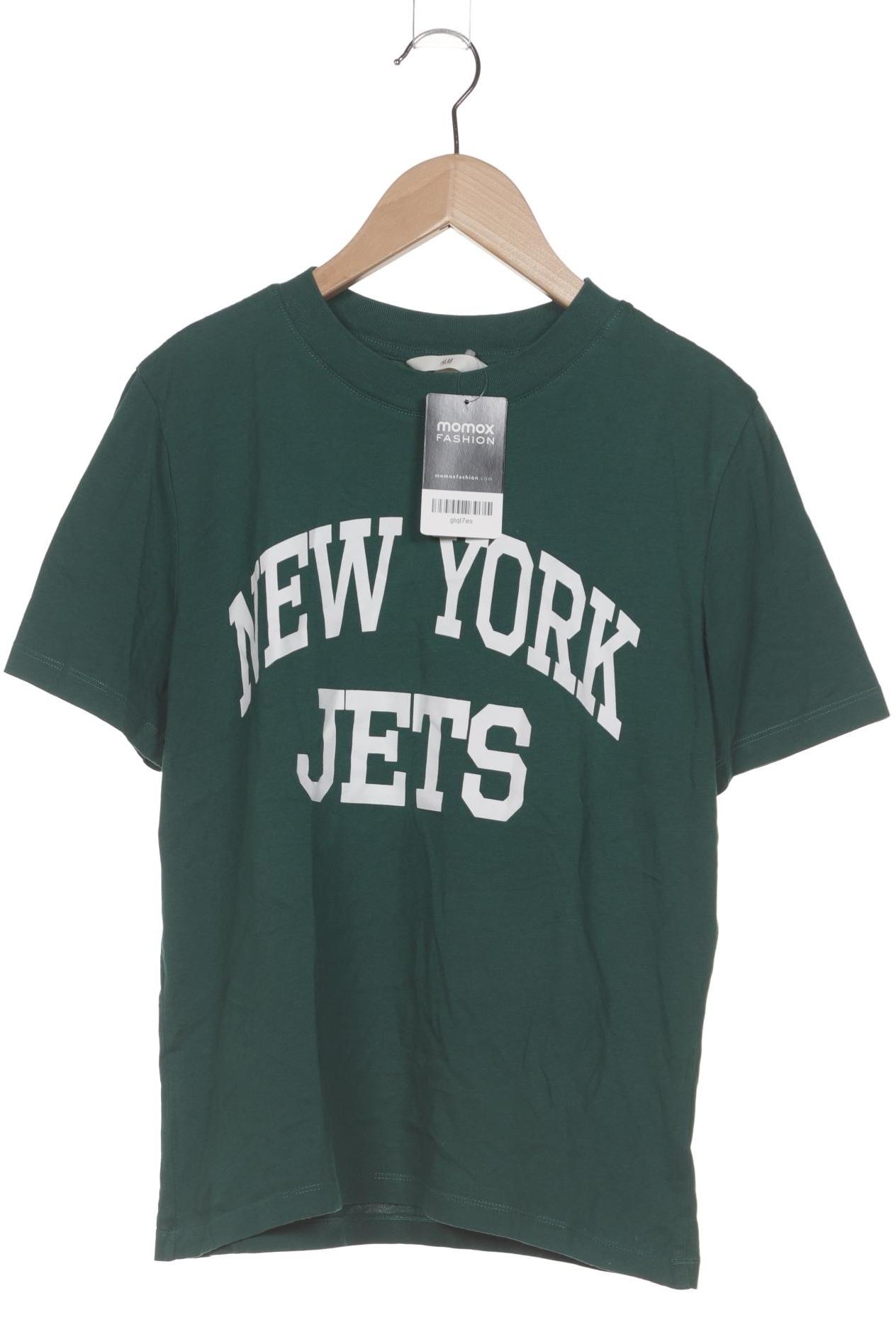 

H&M Damen T-Shirt, grün, Gr. 36