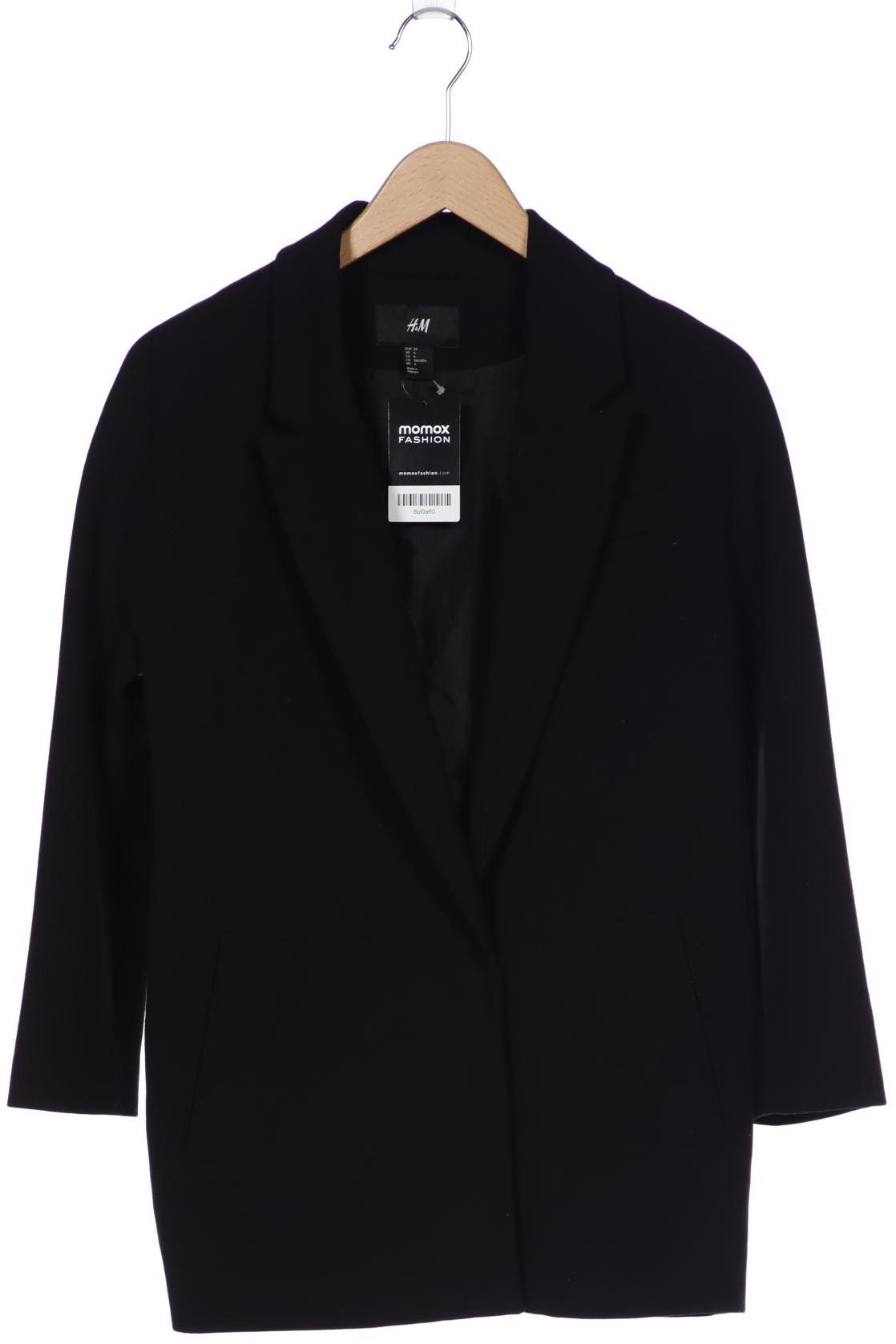 

H&M Damen Jacke, schwarz, Gr. 34