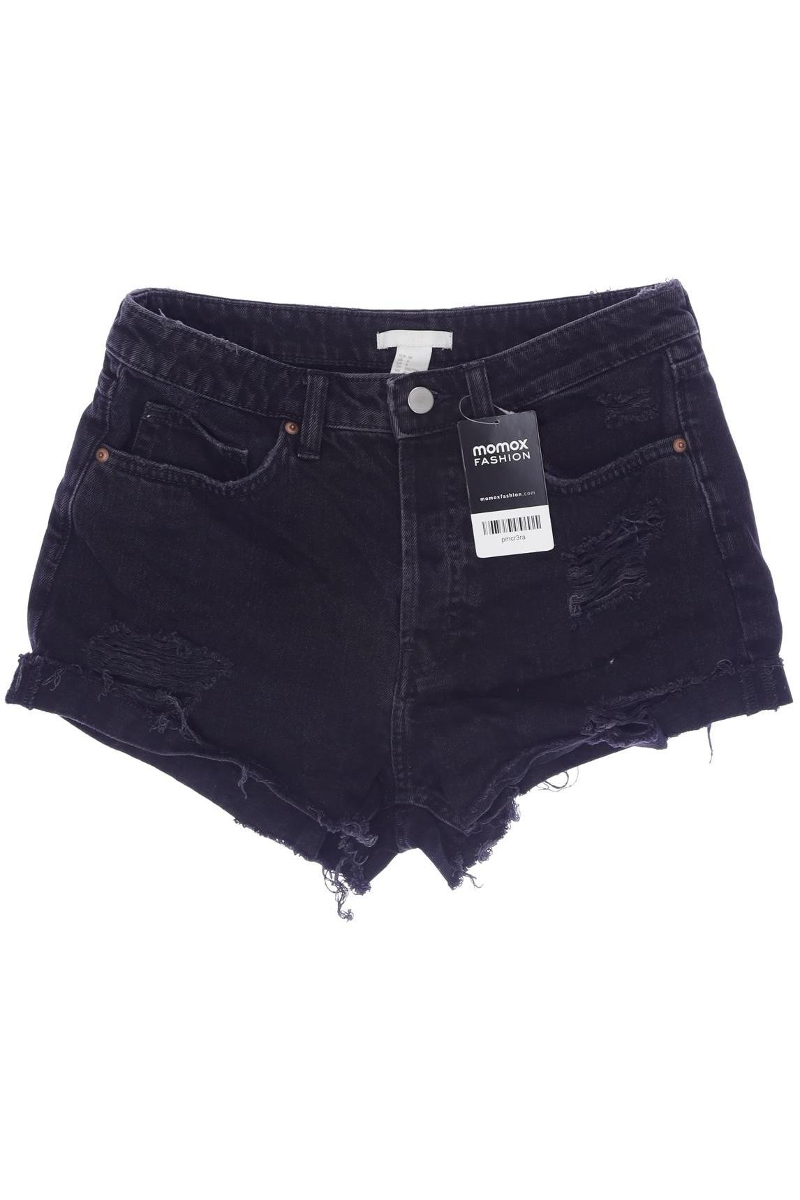 

H&M Damen Shorts, schwarz, Gr. 38