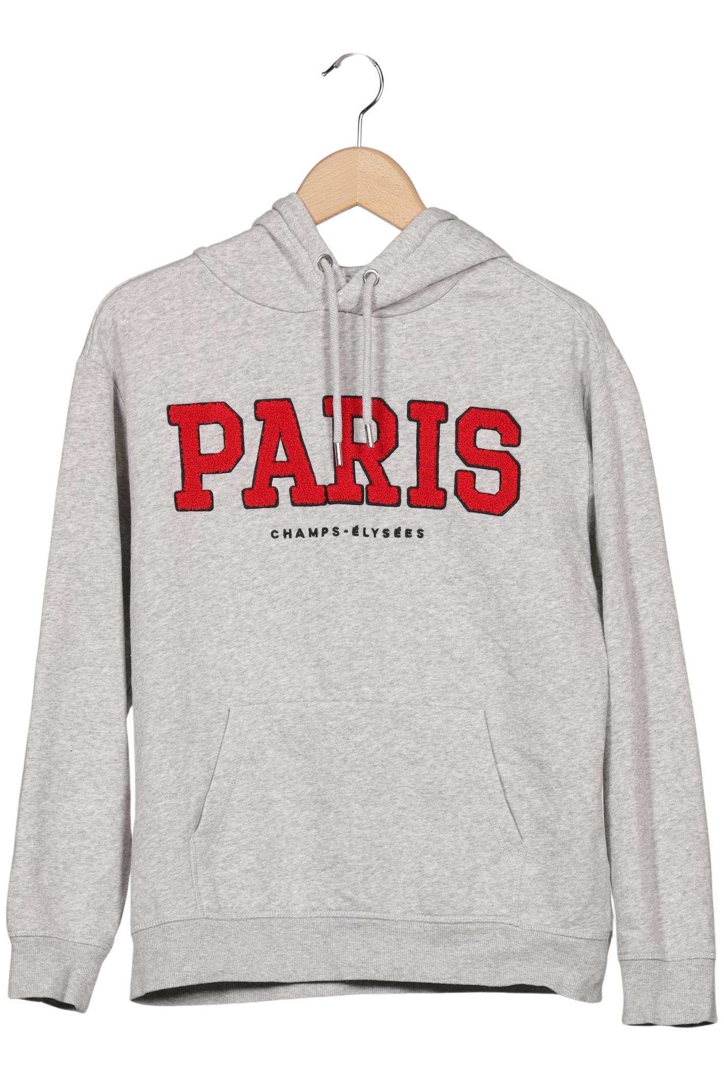 

H&M Damen Kapuzenpullover, grau, Gr. 34