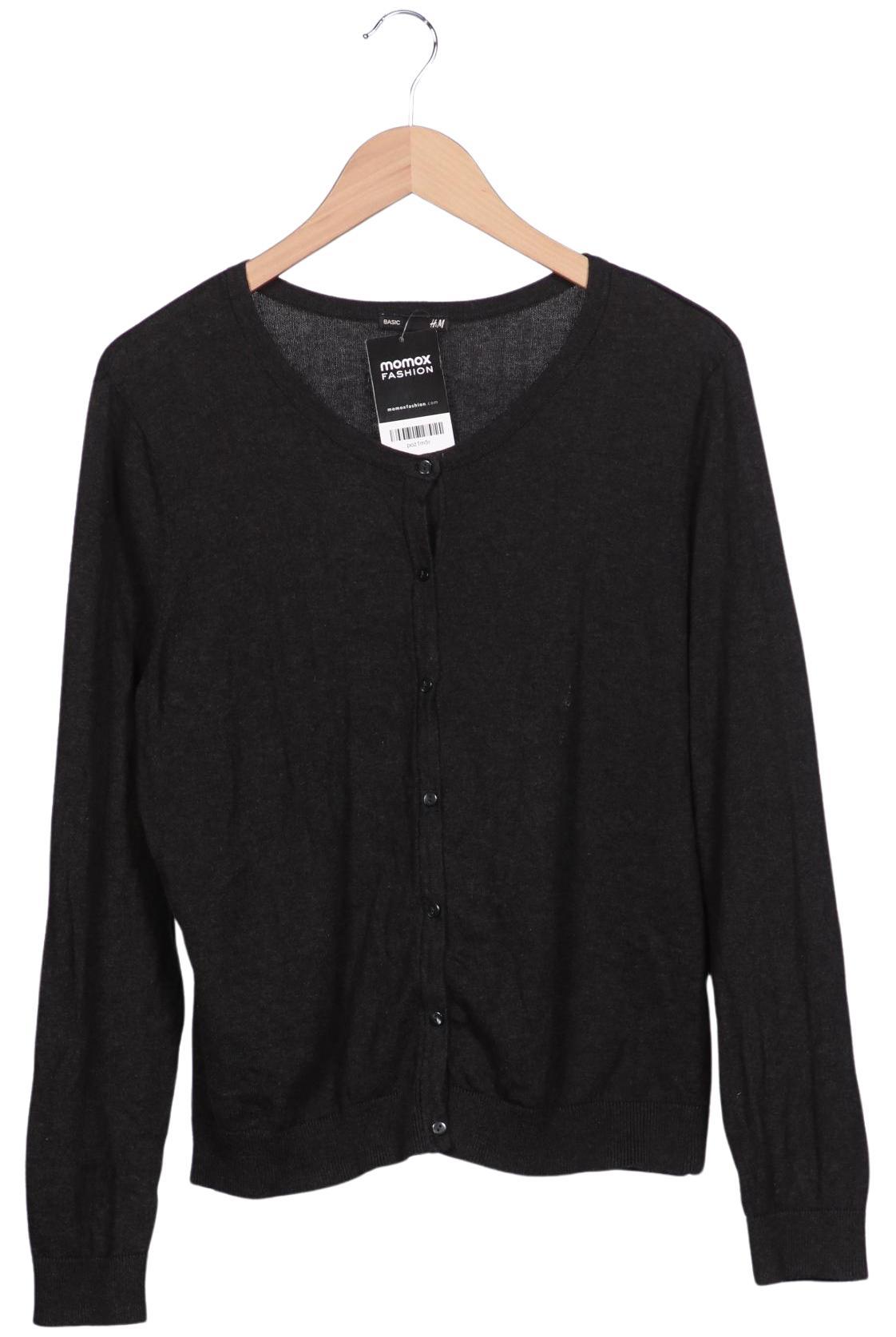 

H&M Damen Strickjacke, grau, Gr. 44