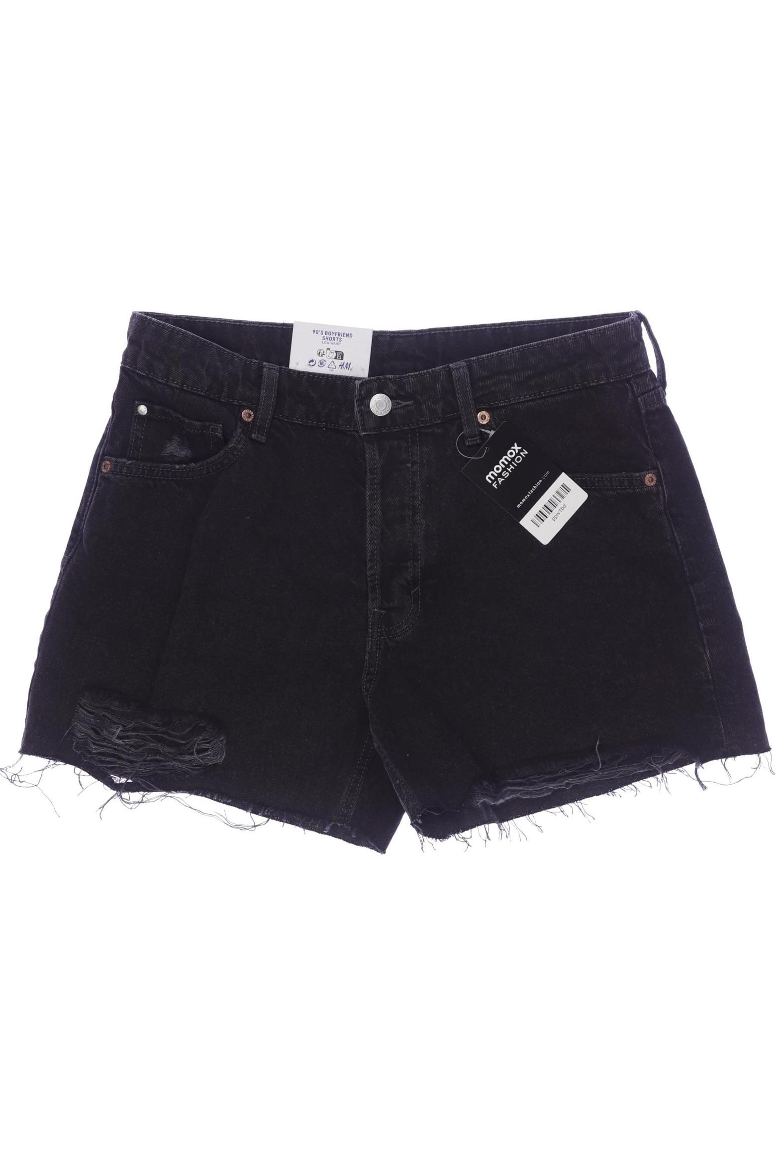 

H&M Damen Shorts, schwarz, Gr. 36