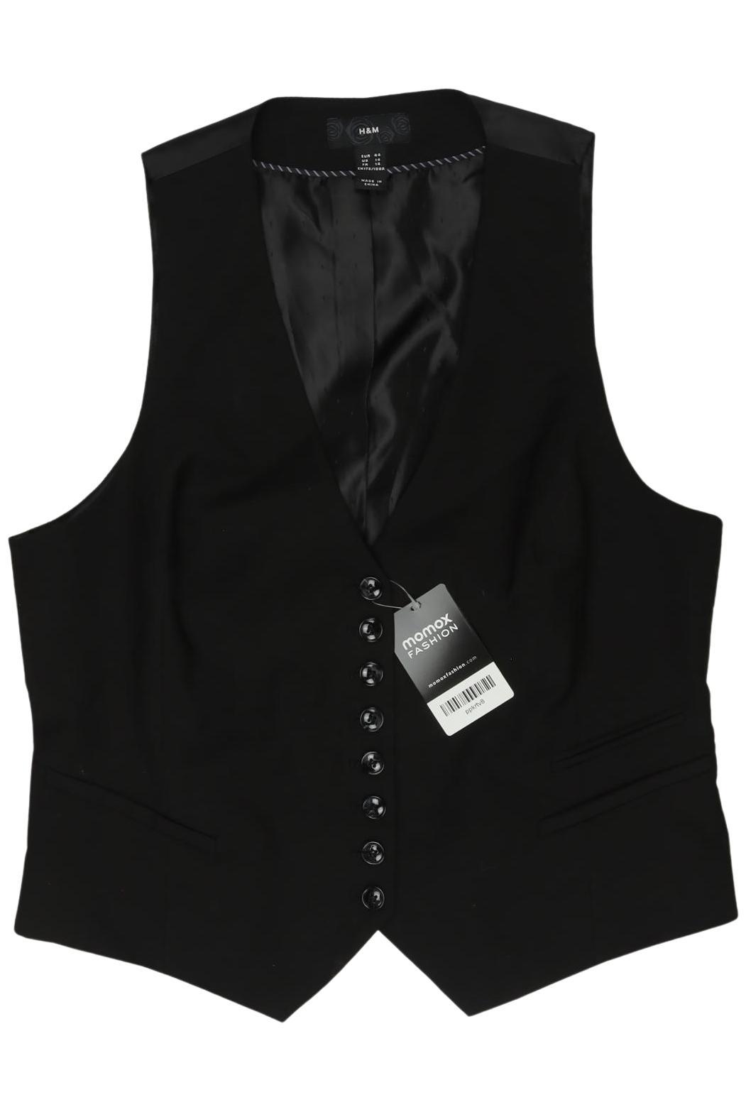 

H&M Damen Weste, schwarz, Gr. 44
