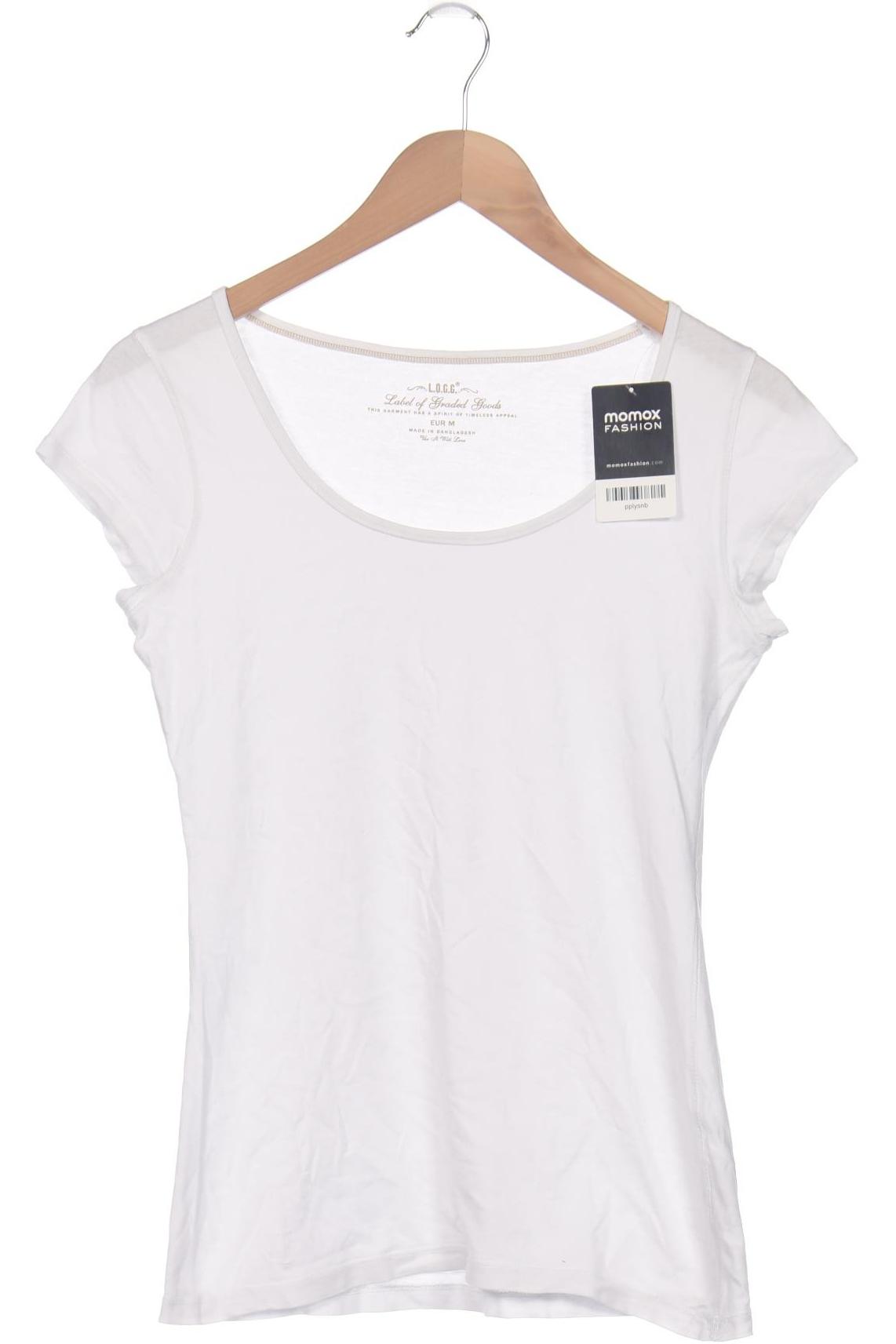 

H&M Damen T-Shirt, weiß, Gr. 38