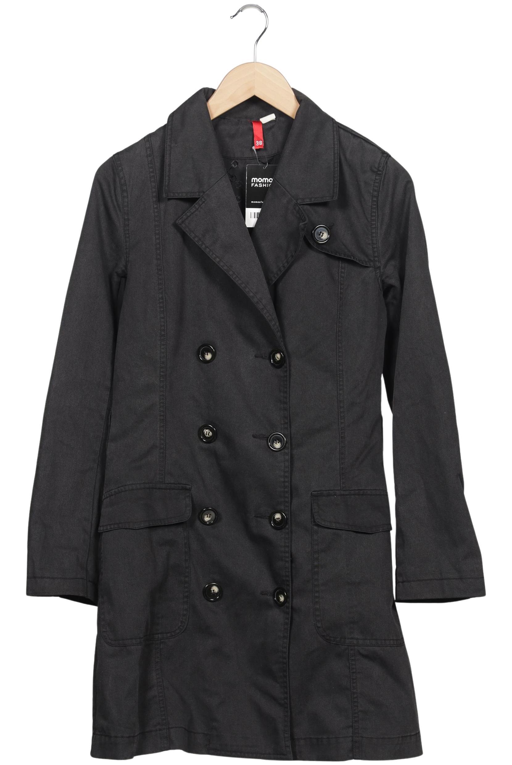 

H&M Damen Mantel, schwarz, Gr. 38