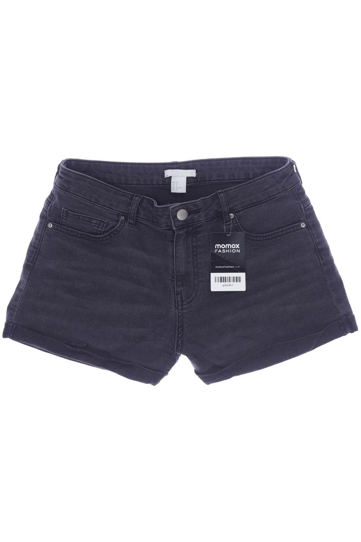

H&M Damen Shorts, grau, Gr. 38