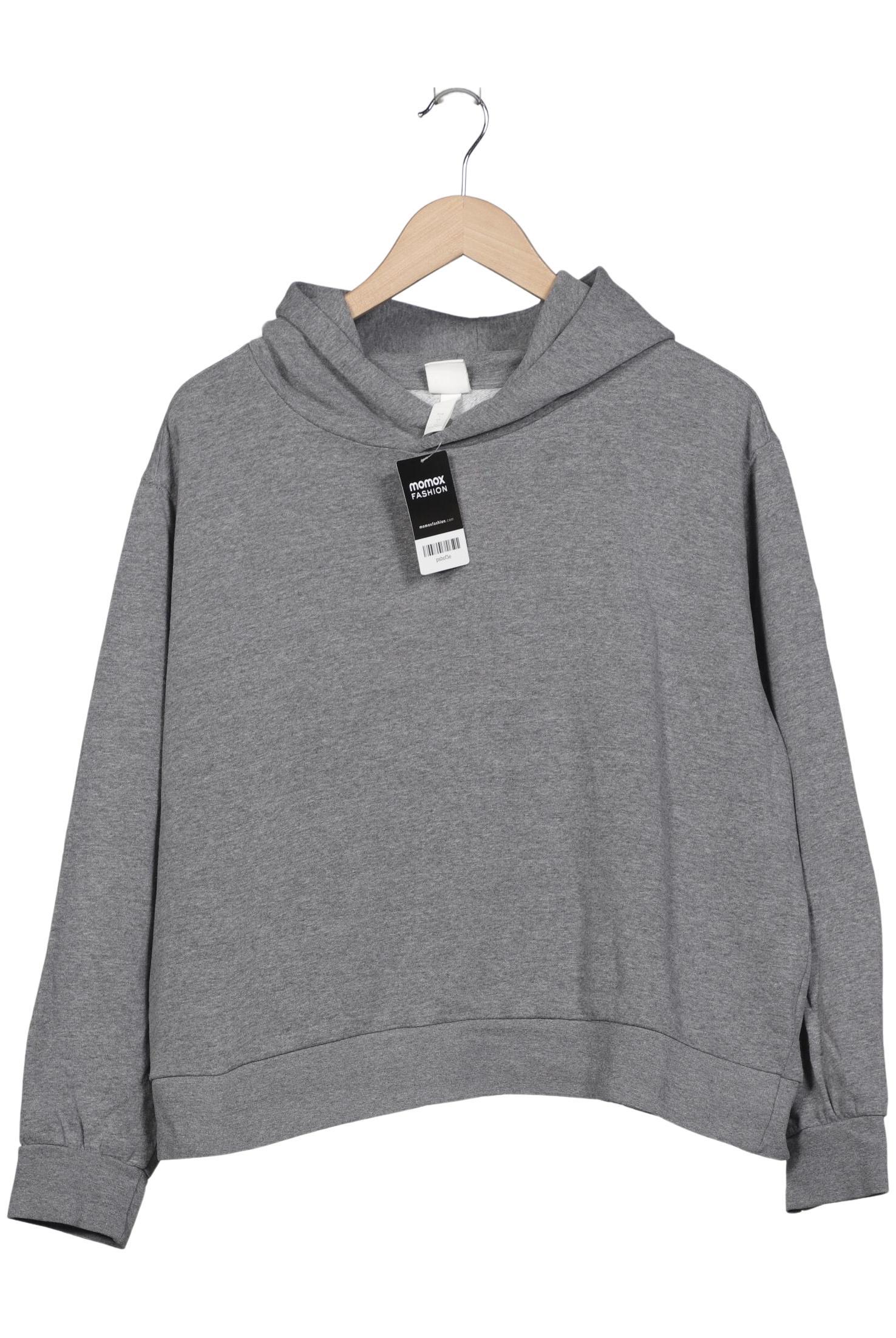 

H&M Damen Kapuzenpullover, grau, Gr. 42