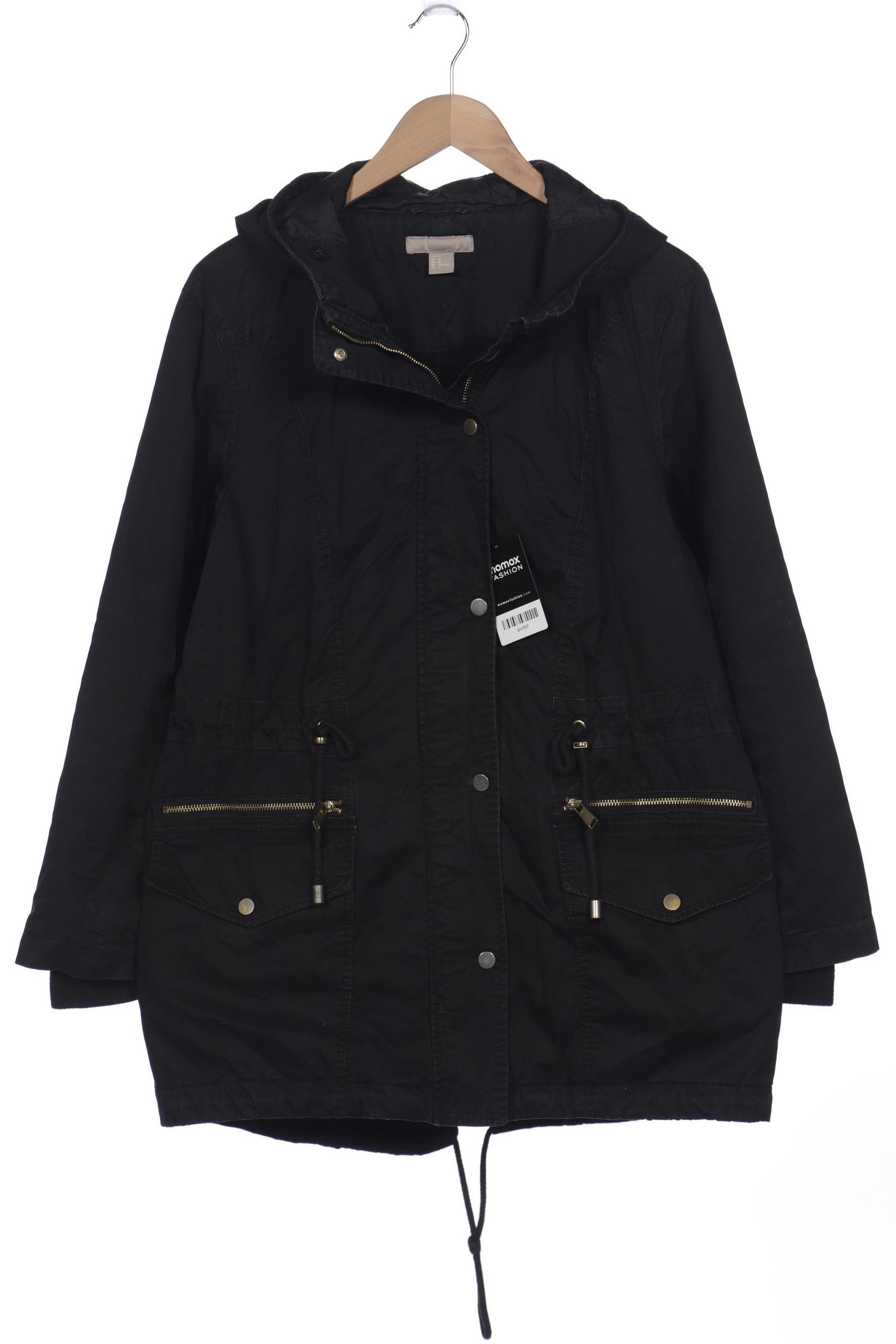 

H&M Damen Mantel, schwarz