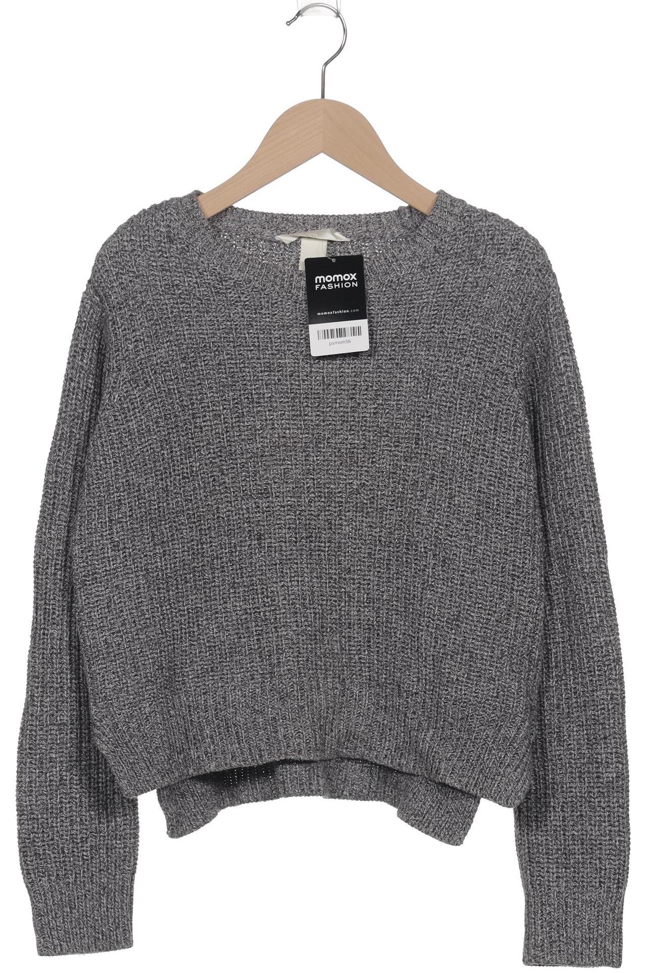 

H&M Damen Pullover, grau, Gr. 34