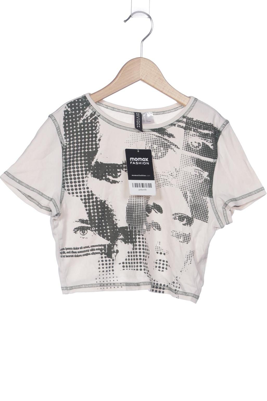 

H&M Damen T-Shirt, beige, Gr. 36