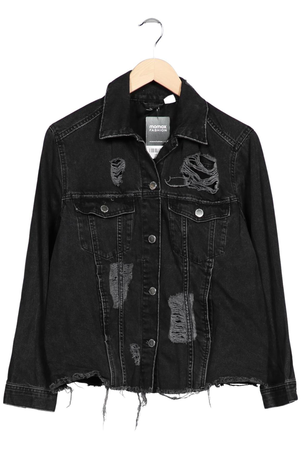 

H&M Damen Jacke, schwarz, Gr. 38