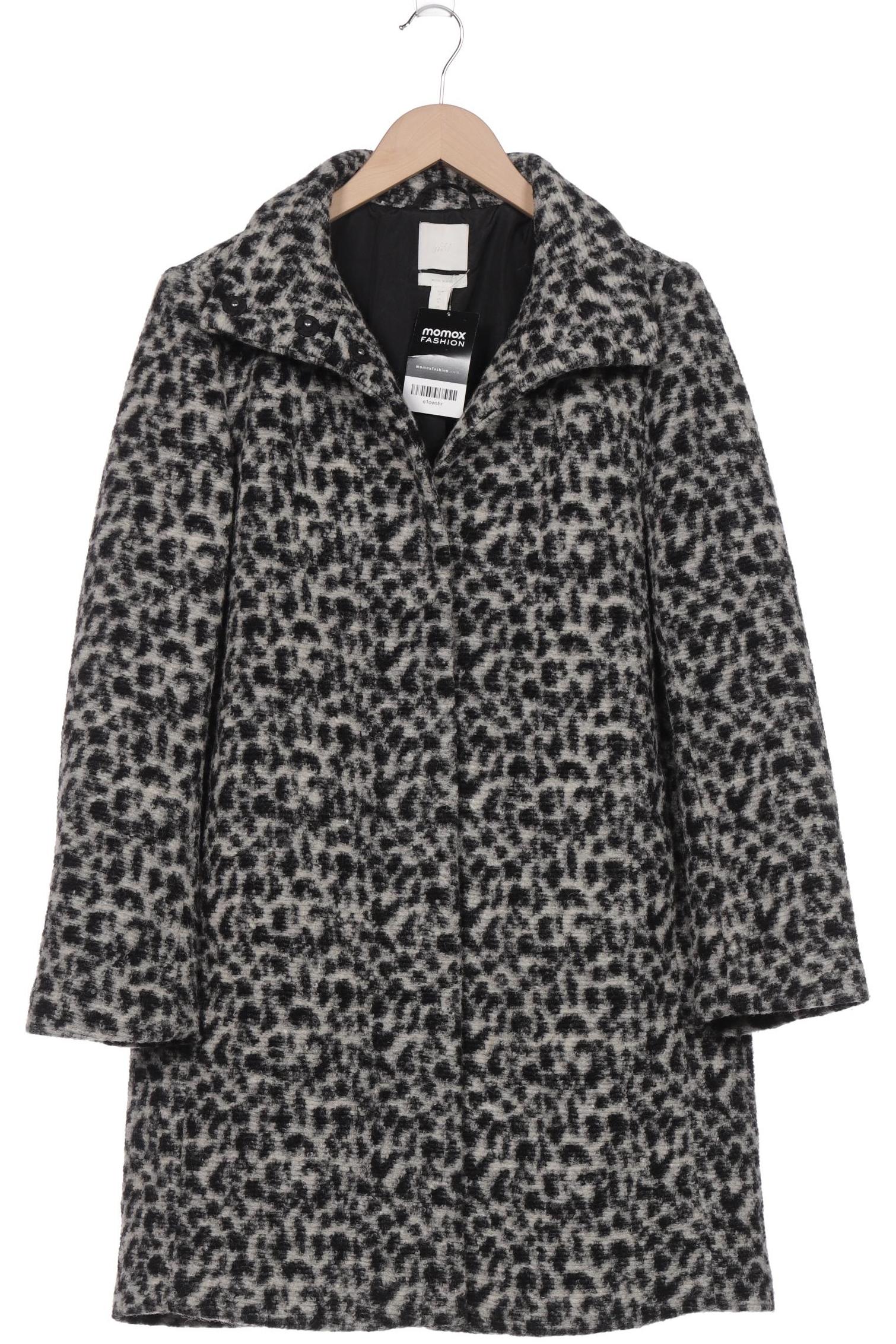 

H&M Damen Mantel, schwarz, Gr. 36