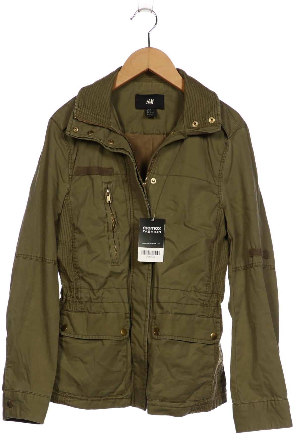

H&M Damen Jacke, grün, Gr. 34