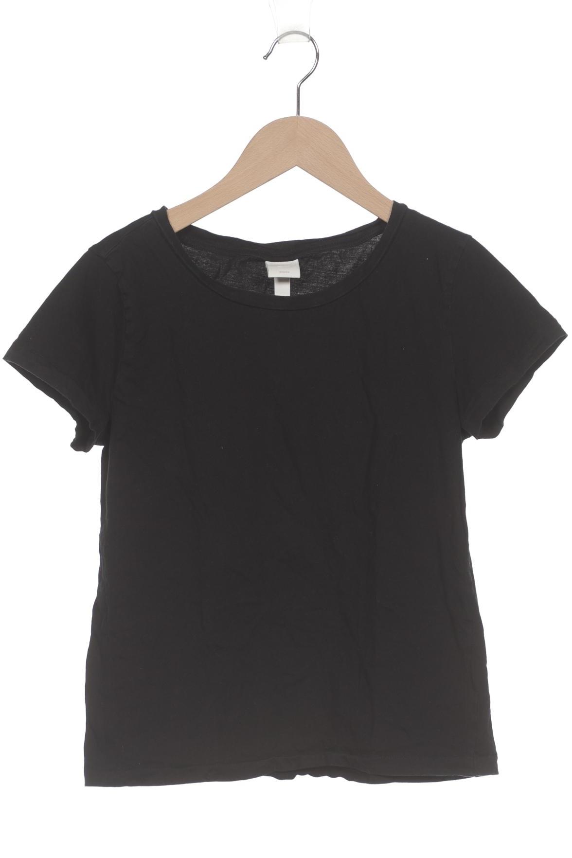 

H&M Damen T-Shirt, schwarz, Gr. 34