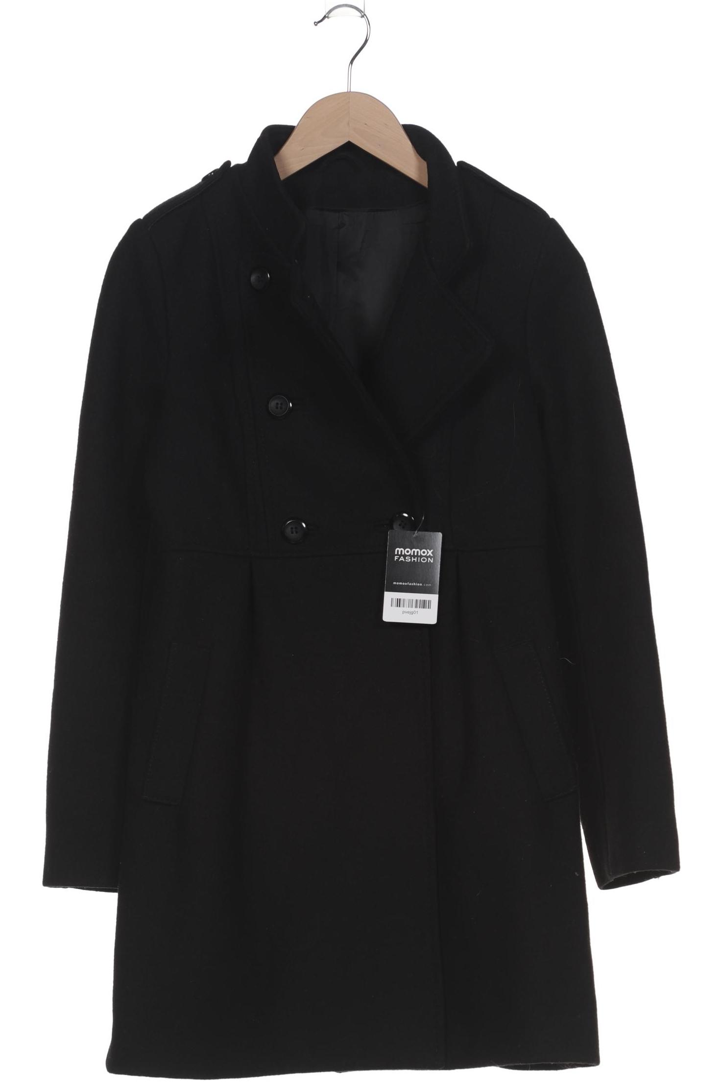 

H&M Damen Mantel, schwarz, Gr. 34