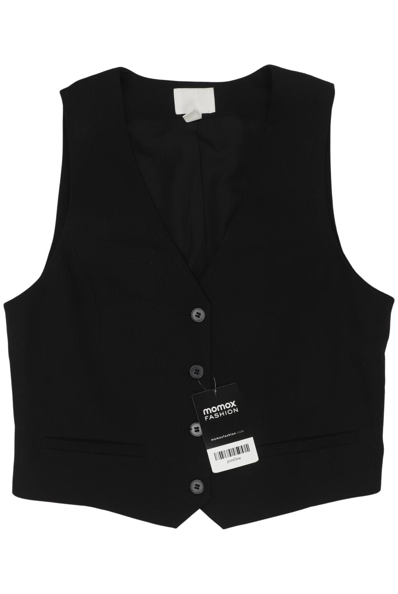 

H&M Damen Weste, schwarz, Gr. 38