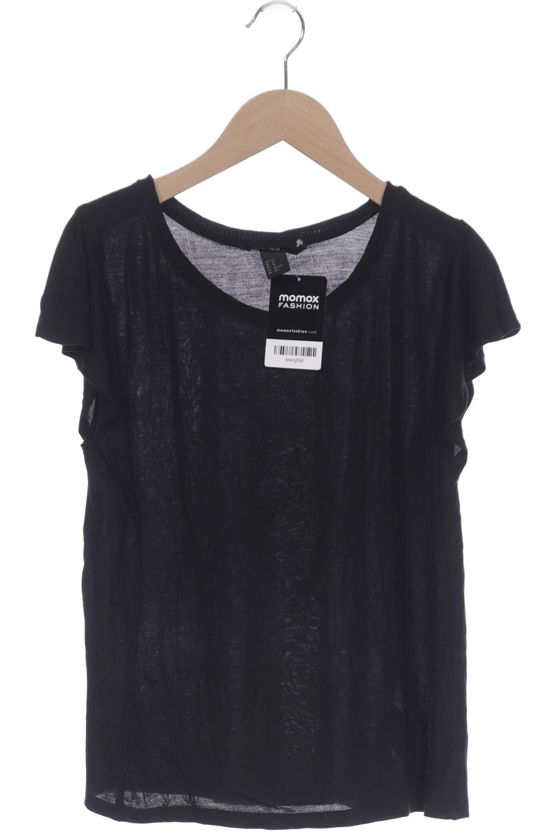 

H&M Damen T-Shirt, schwarz, Gr. 34