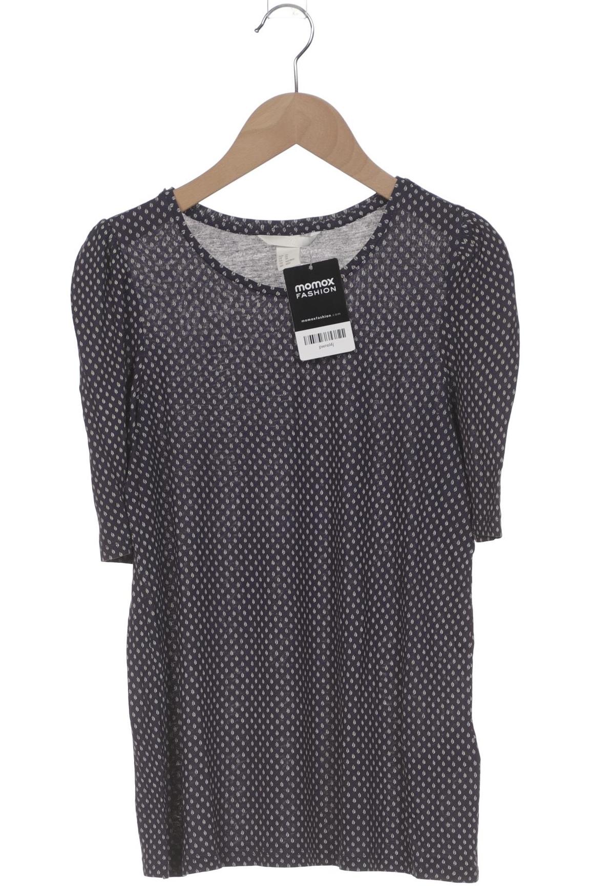 

H&M Damen T-Shirt, marineblau, Gr. 34