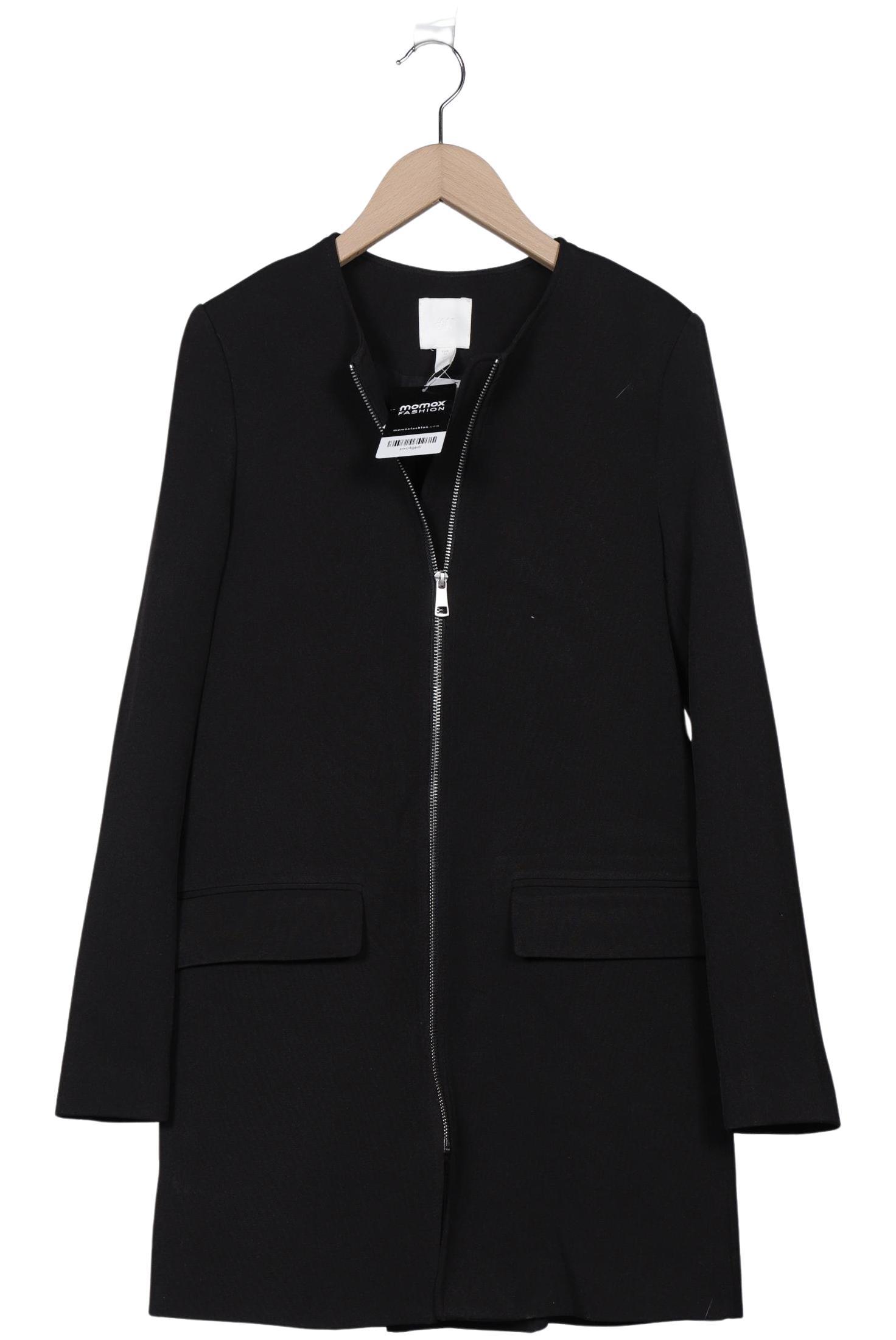 

H&M Damen Mantel, schwarz, Gr. 32