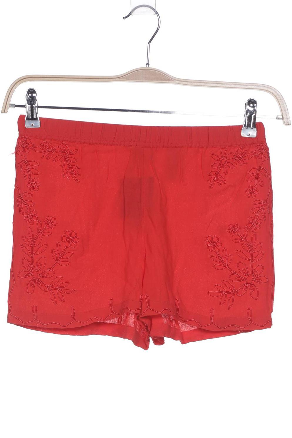 

H&M Damen Shorts, rot, Gr. 34