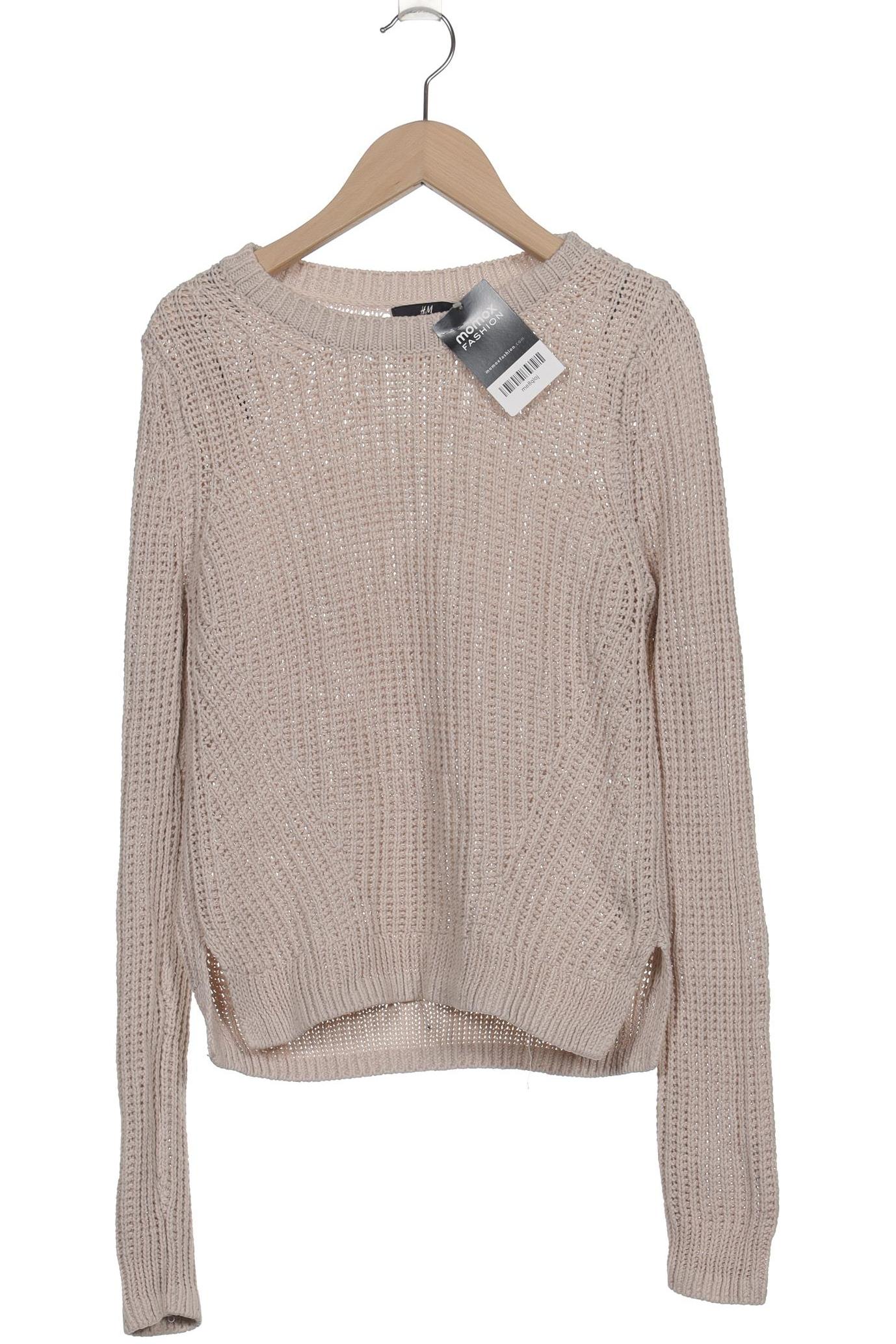

H&M Damen Pullover, cremeweiß, Gr. 36