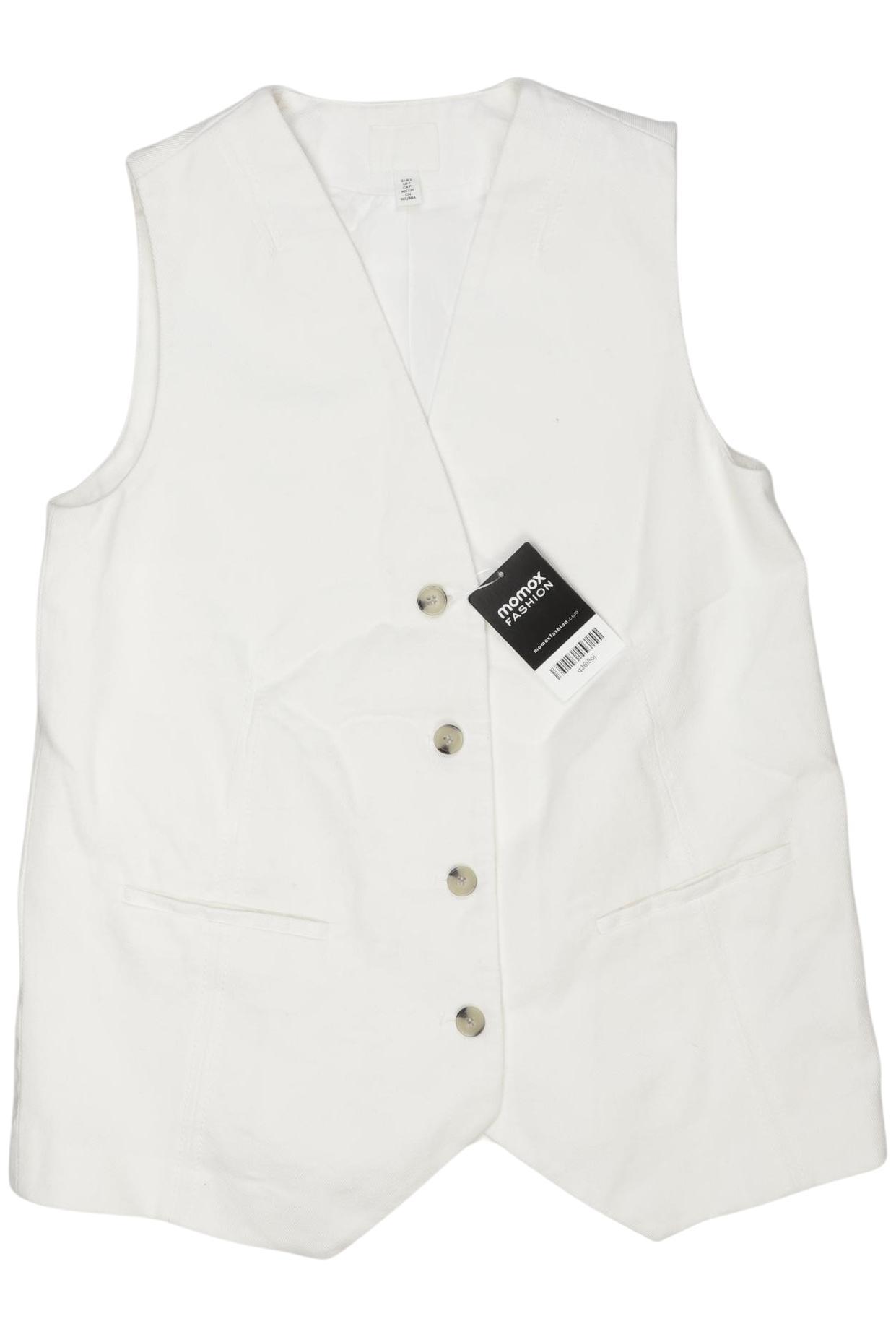

H&M Damen Weste, weiß, Gr. 36