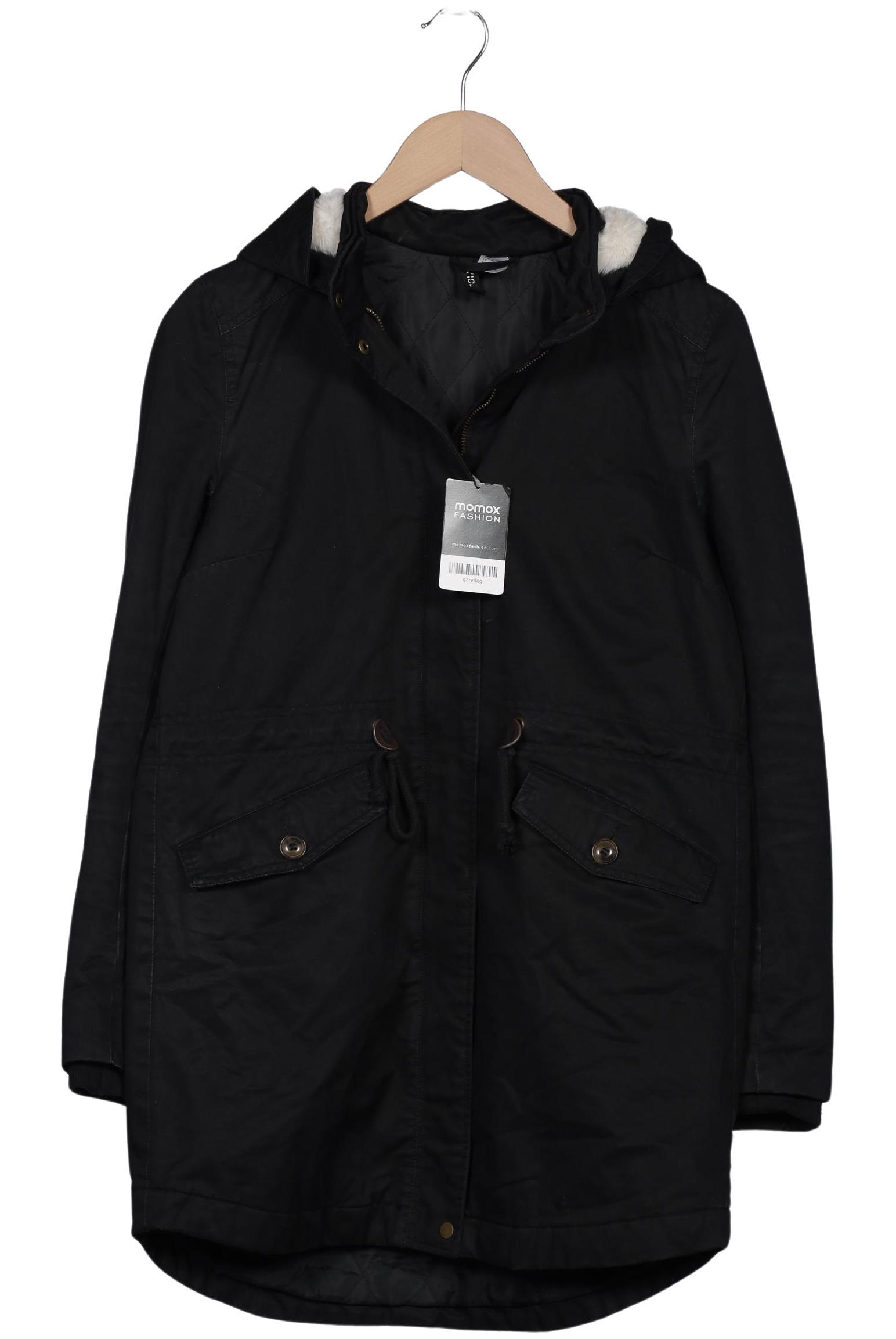 

H&M Damen Mantel, schwarz, Gr. 36