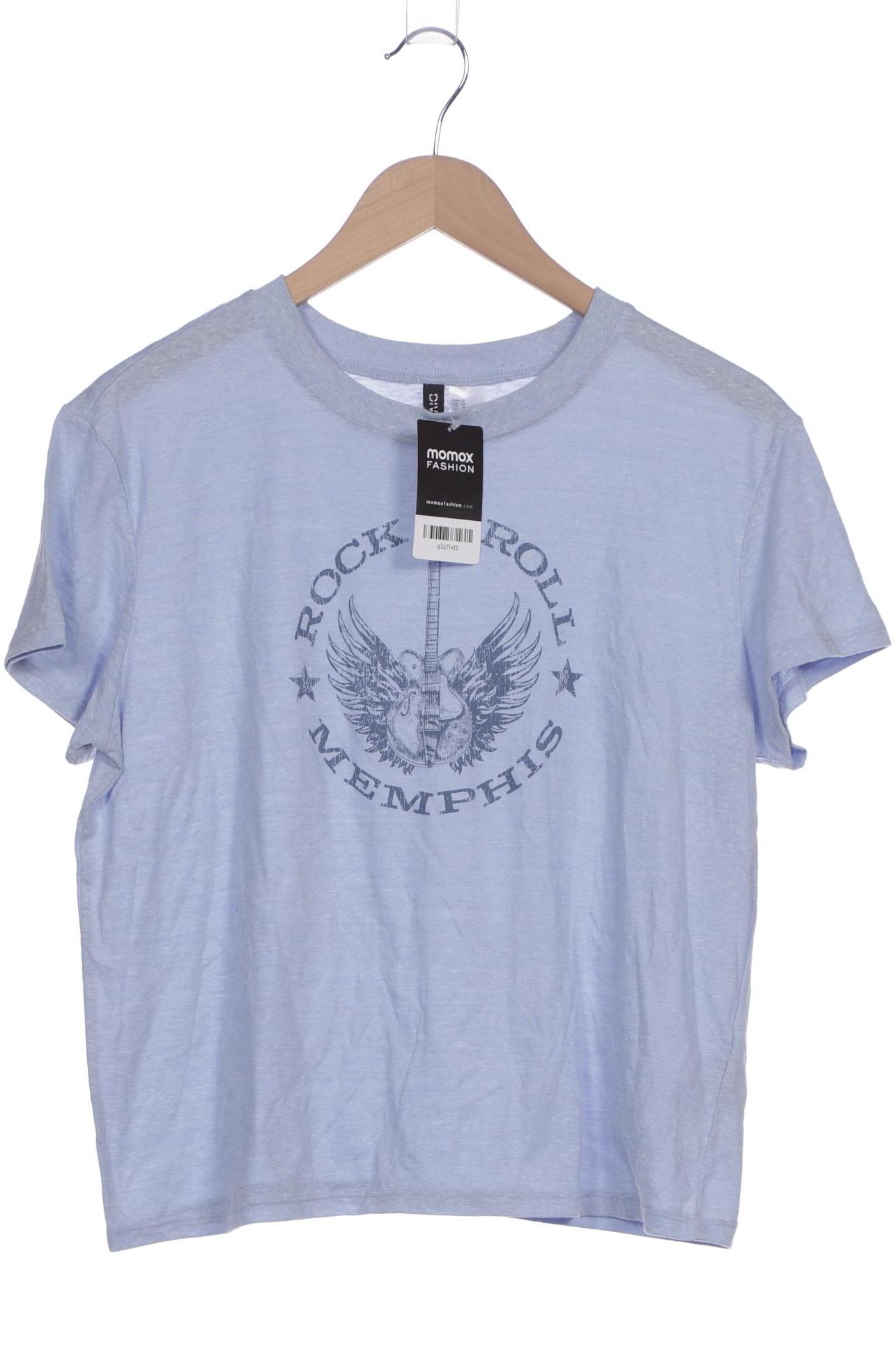 

H&M Damen T-Shirt, hellblau, Gr. 38