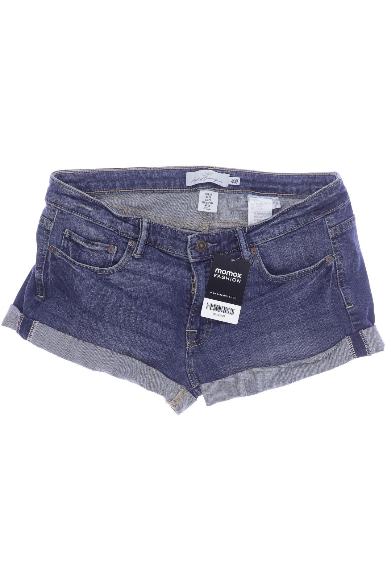 

H&M Damen Shorts, blau, Gr. 40
