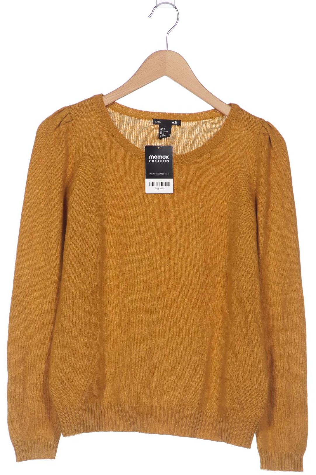 

H&M Damen Pullover, gelb, Gr. 38