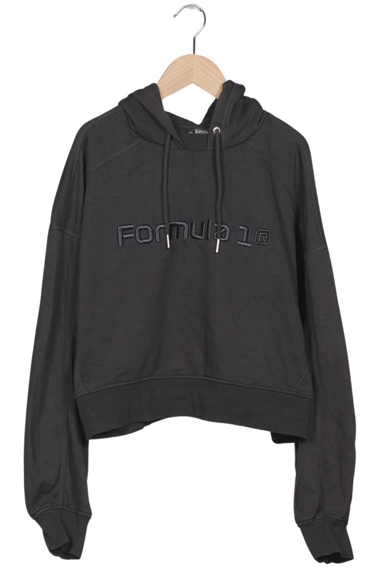 

H&M Damen Kapuzenpullover, grau, Gr. 34