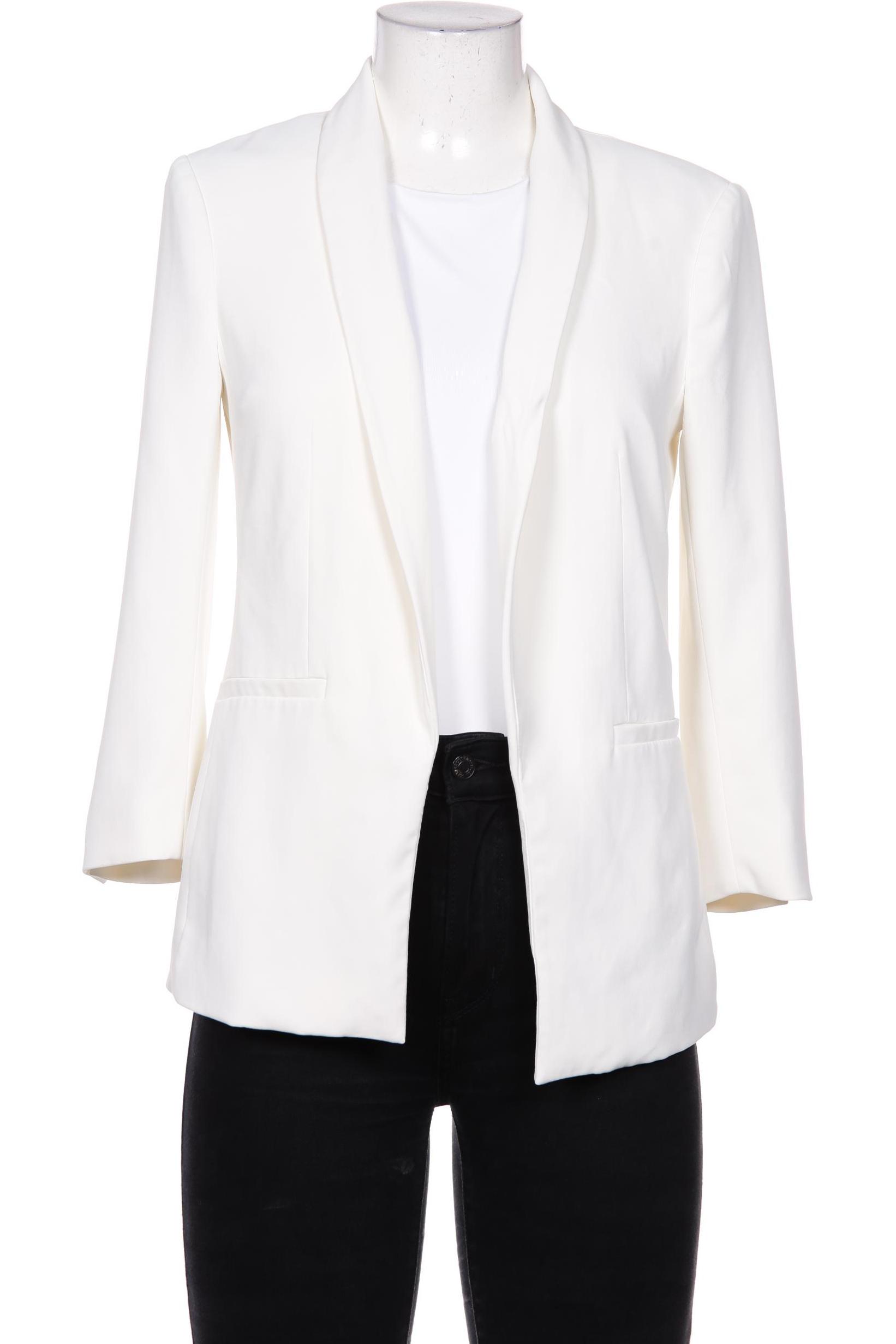 

H&M Damen Blazer, weiß, Gr. 38