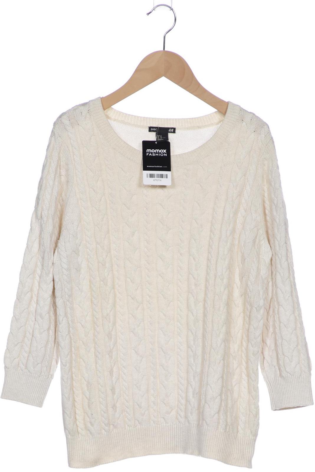 

H&M Damen Pullover, cremeweiß, Gr. 38