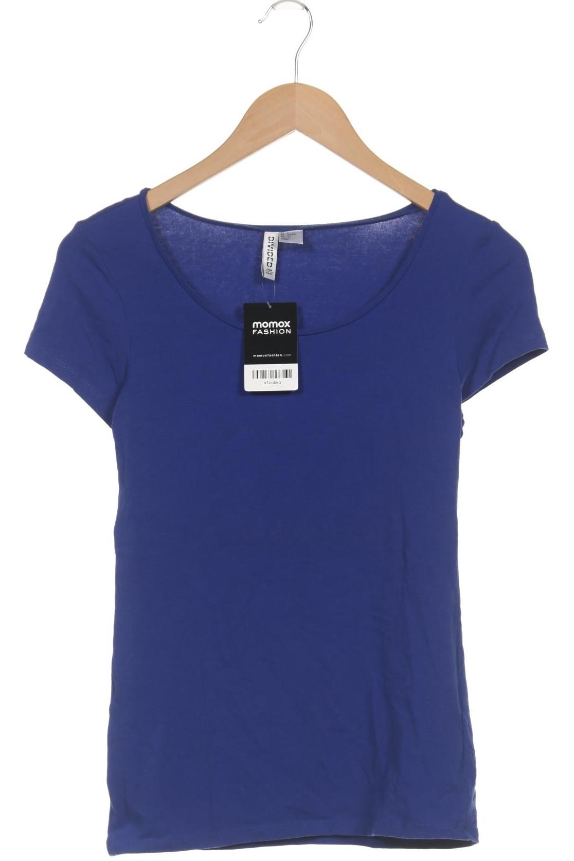 

H&M Damen T-Shirt, blau, Gr. 36
