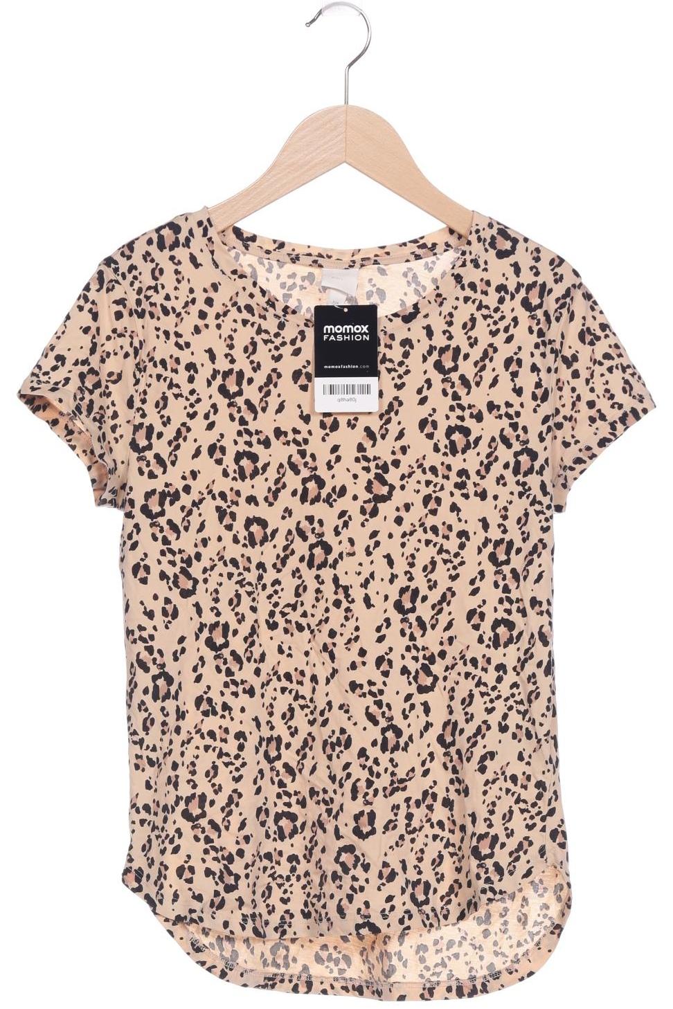

H&M Damen T-Shirt, beige, Gr. 34