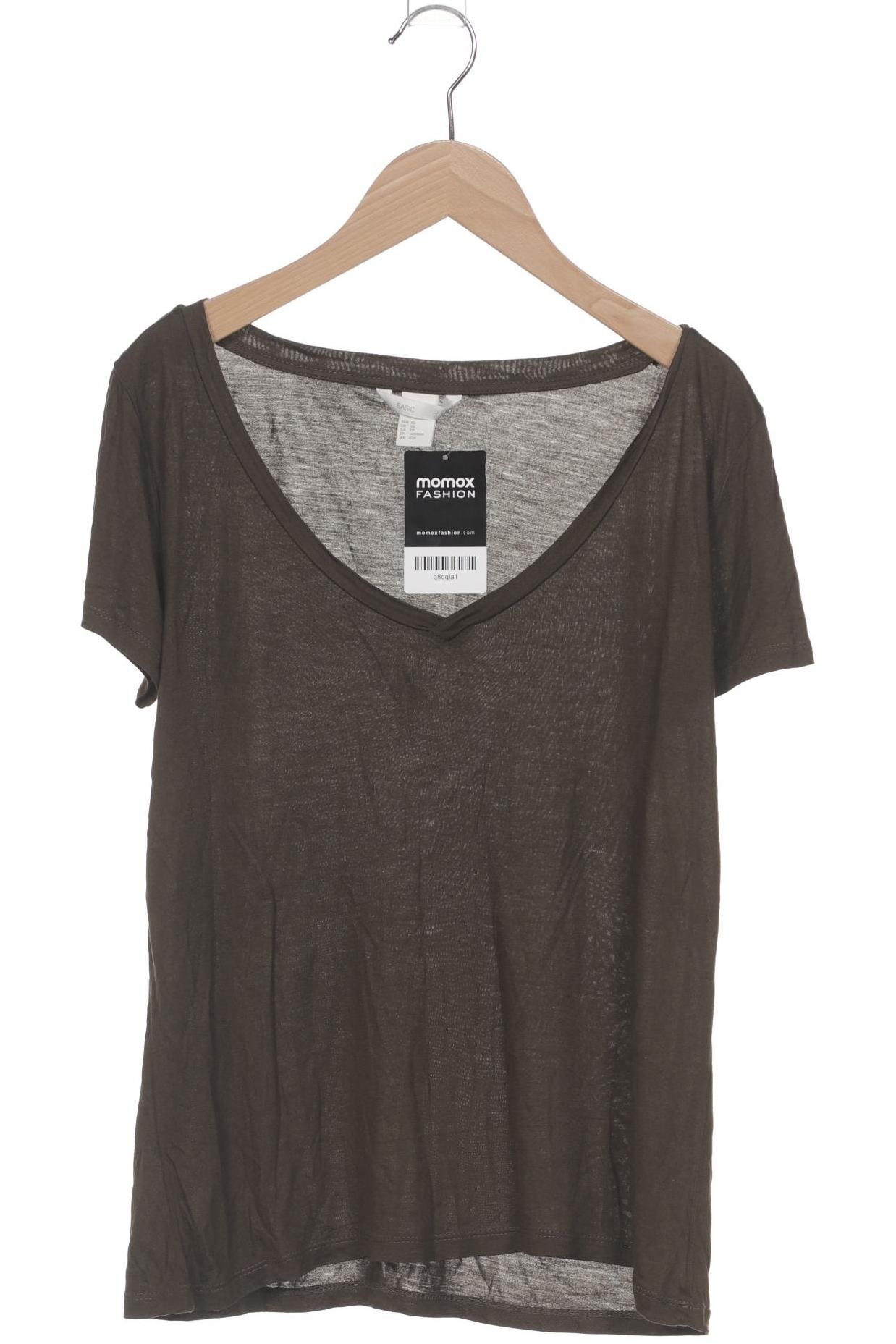 

H&M Damen T-Shirt, grün, Gr. 34