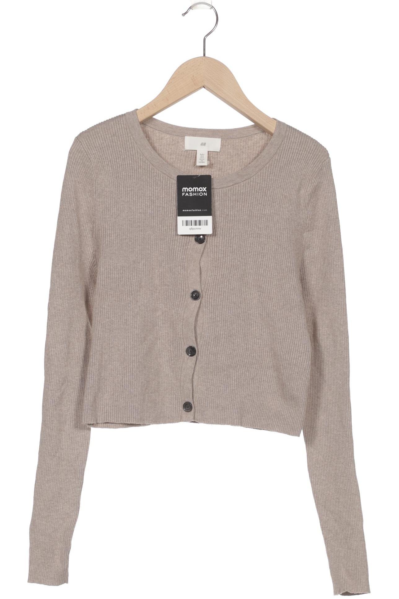 

H&M Damen Strickjacke, beige, Gr. 36